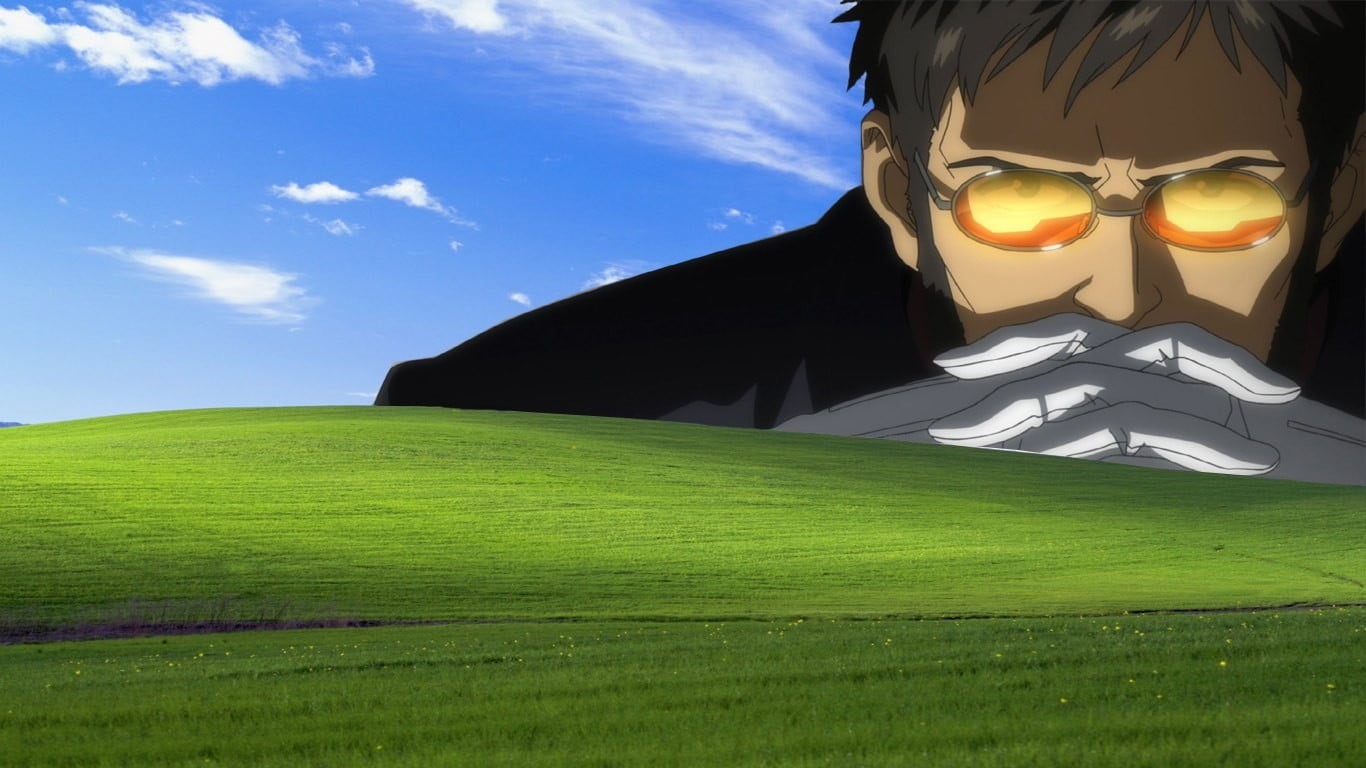 sunlight, gloves, tranquility, environment, Neon Genesis Evangelion, idyllic, woman, tranquil scene, no people, non-urban scene, Ikari Gendo, nature, landscape, HD Wallpaper