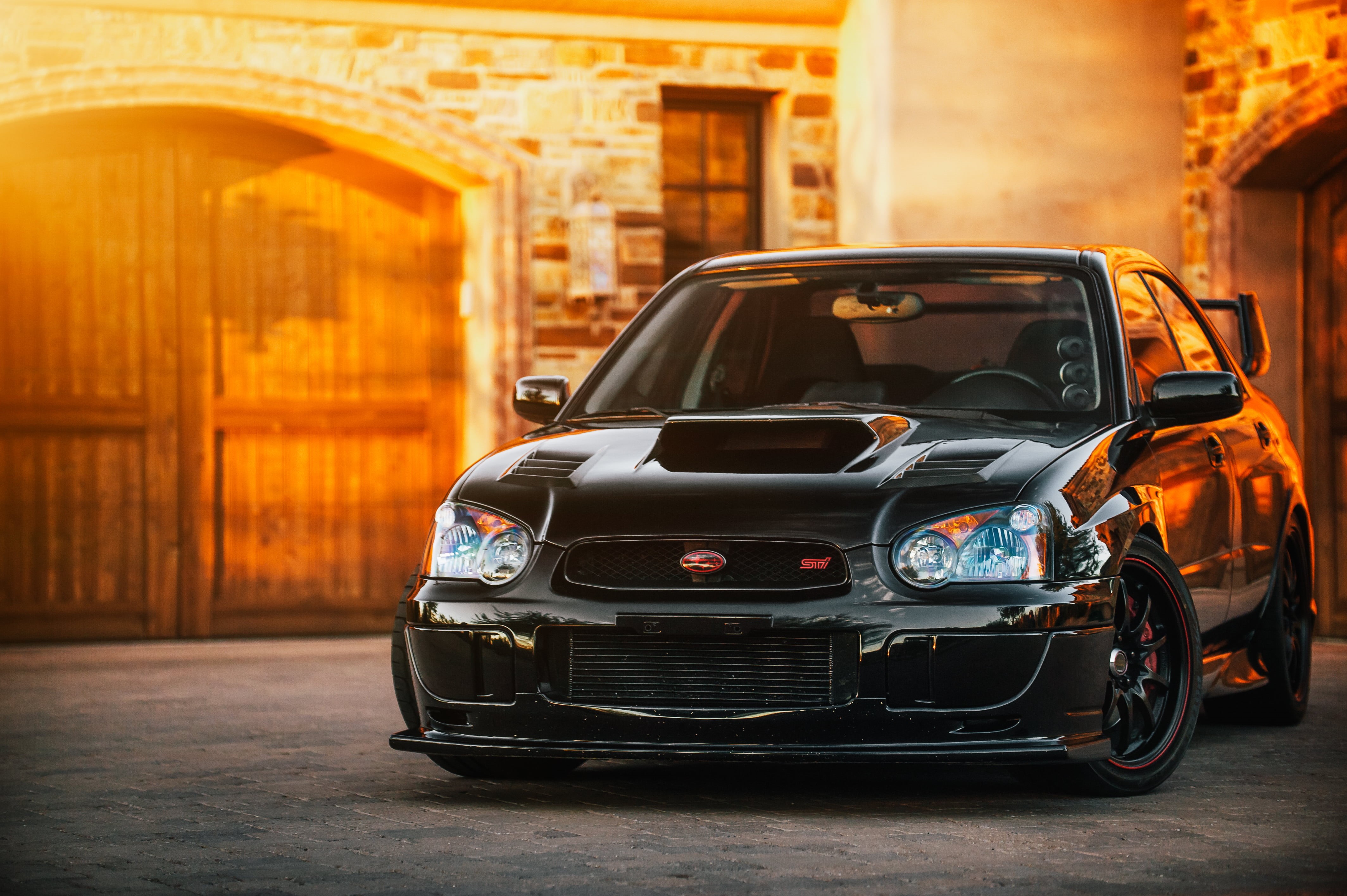 Subaru Impreza, town, reflection, people, road, new, no People, design, europe, style, street, outdoors, ontario - Canada, subaru, shiny, on the move, sidewalk, HD Wallpaper