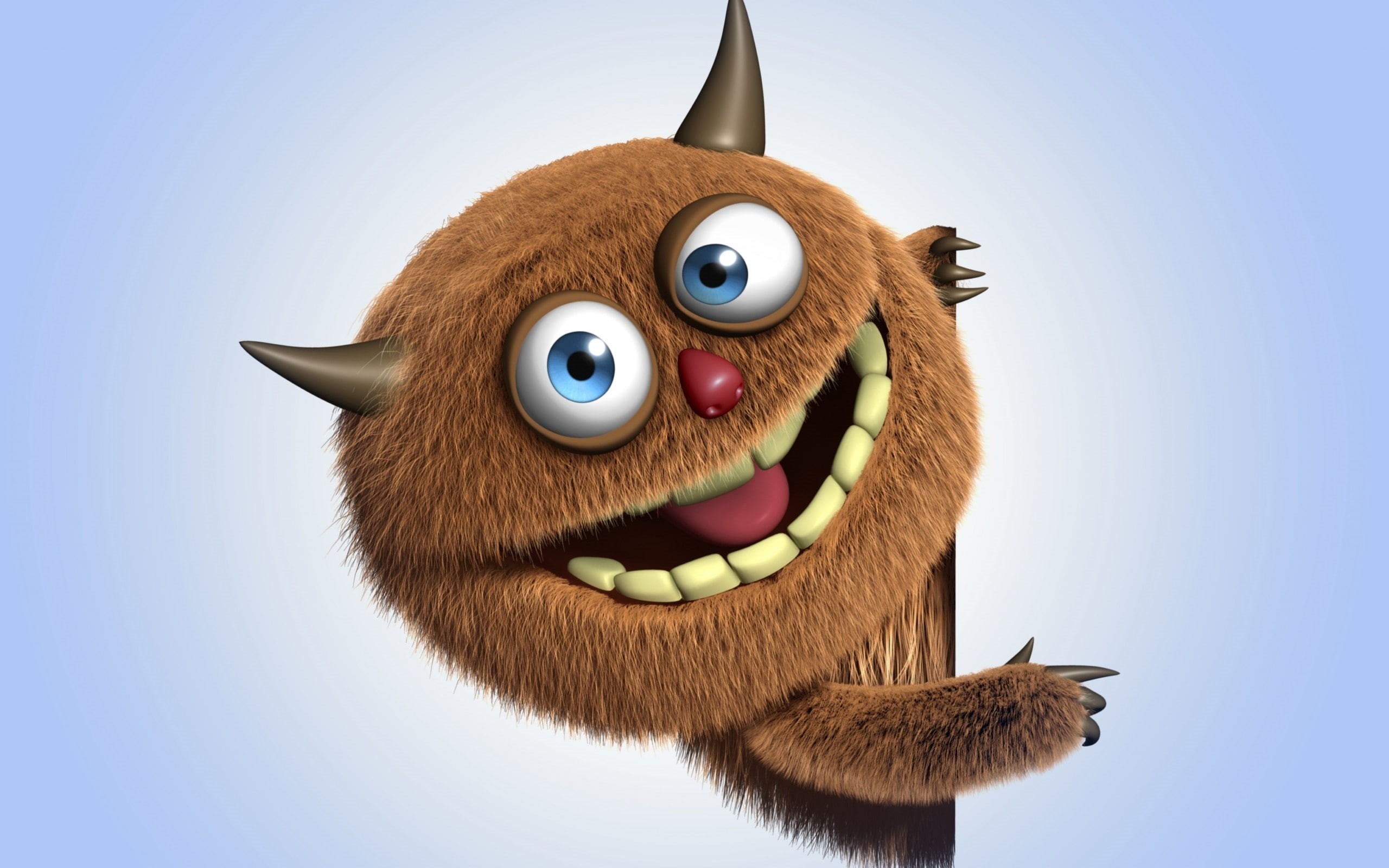 3d, monster, cartoon, 2K, funny, HD Wallpaper