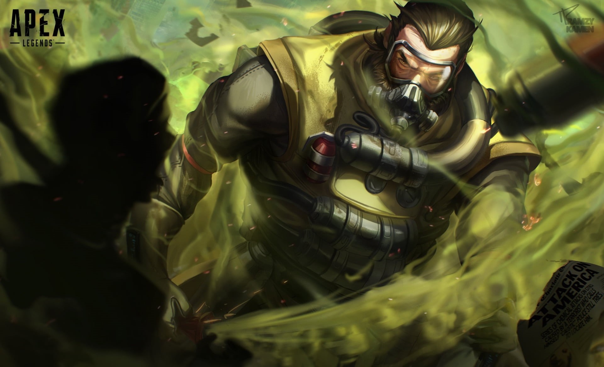 Video Game, 1080P, Caustic (Apex Legends), Apex Legends, HD Wallpaper