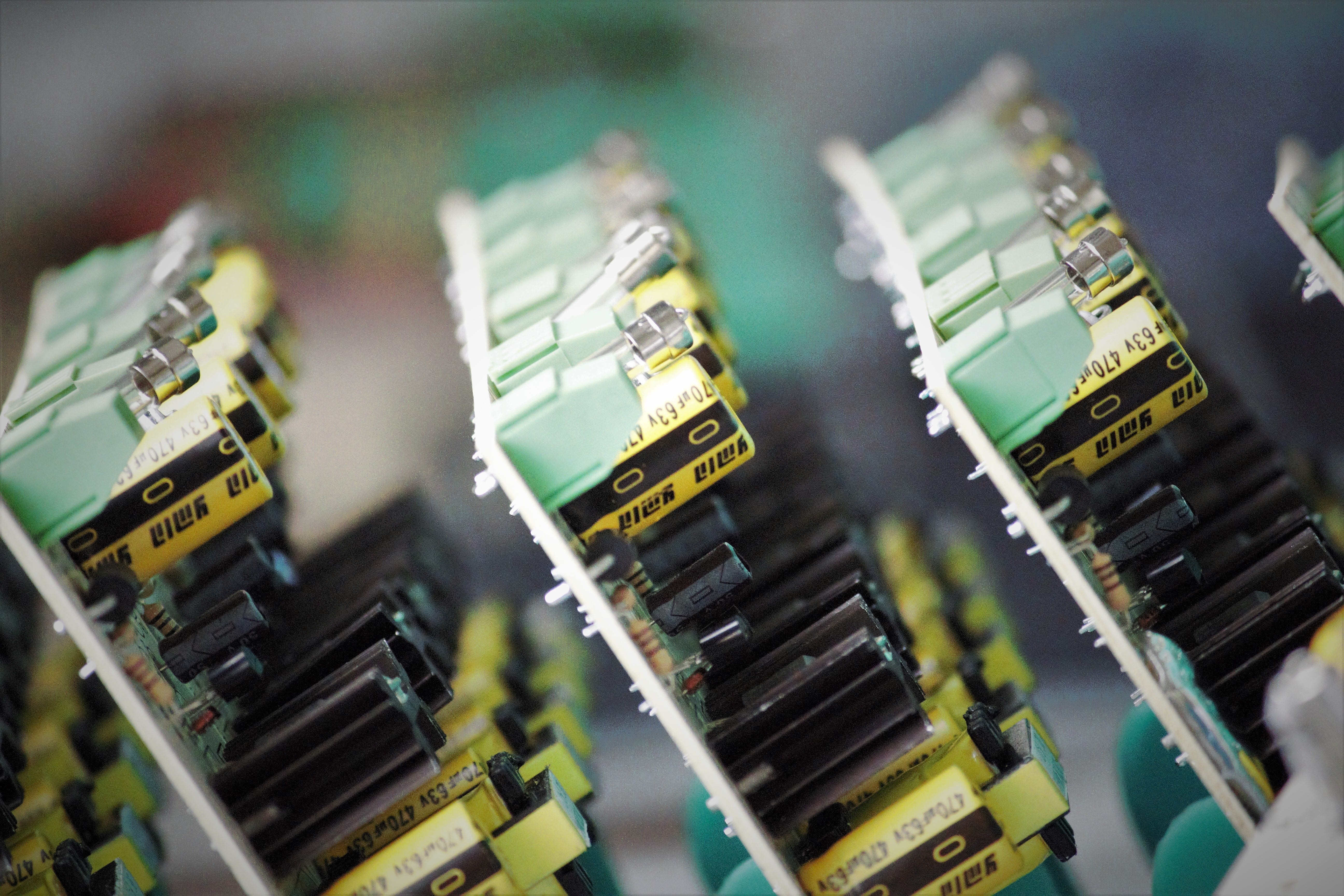 selective focus, modern, electronics industry, computer part, circuit, close-up, no people, semiconductor, connection, board, indoors, communication, industry, HD Wallpaper