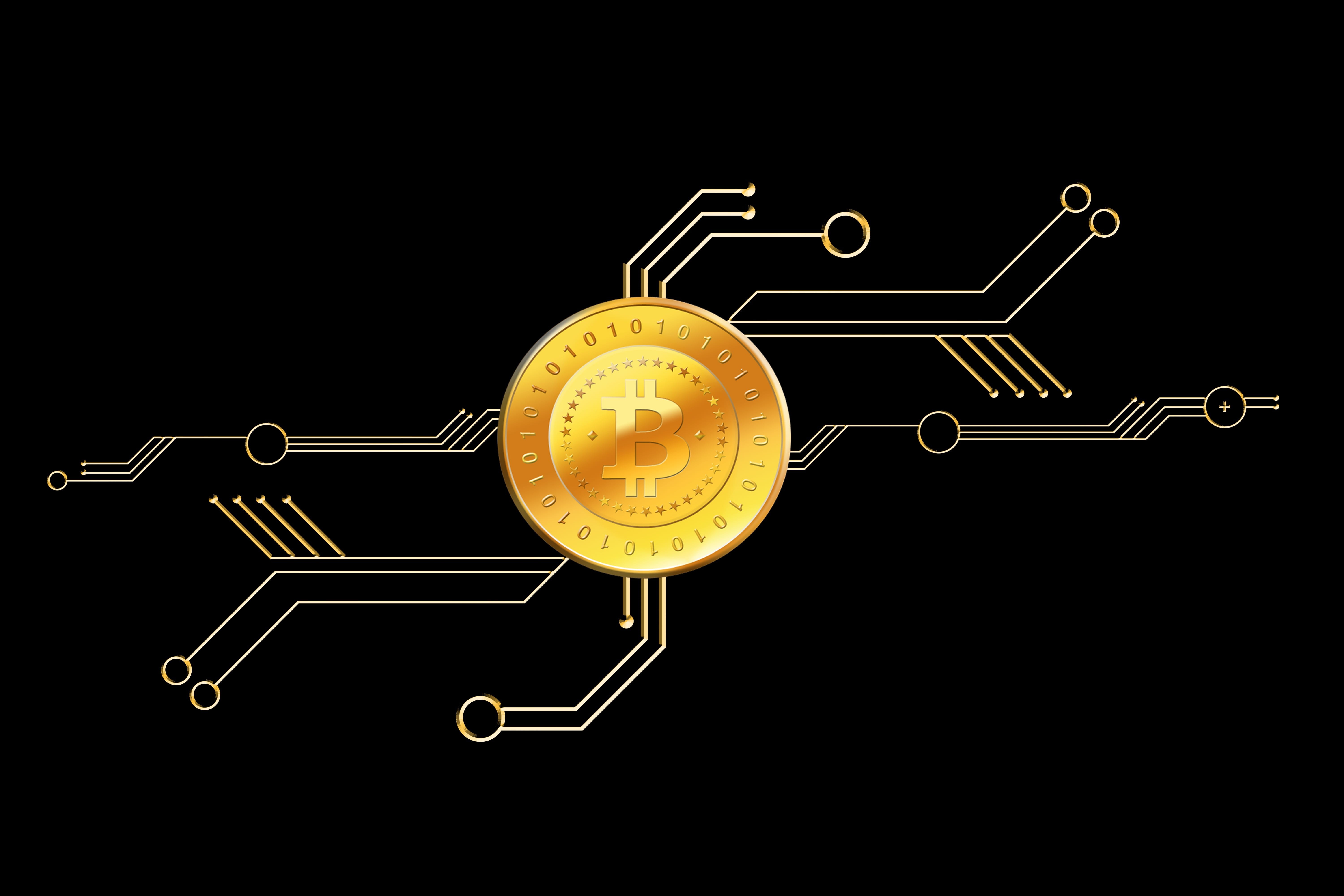 online exchange, pattern, bitcoin, board, money, transfer, tablet, electronic money, crypto-currency, chip, gold, golden, transaction, technology, electronics, HD Wallpaper
