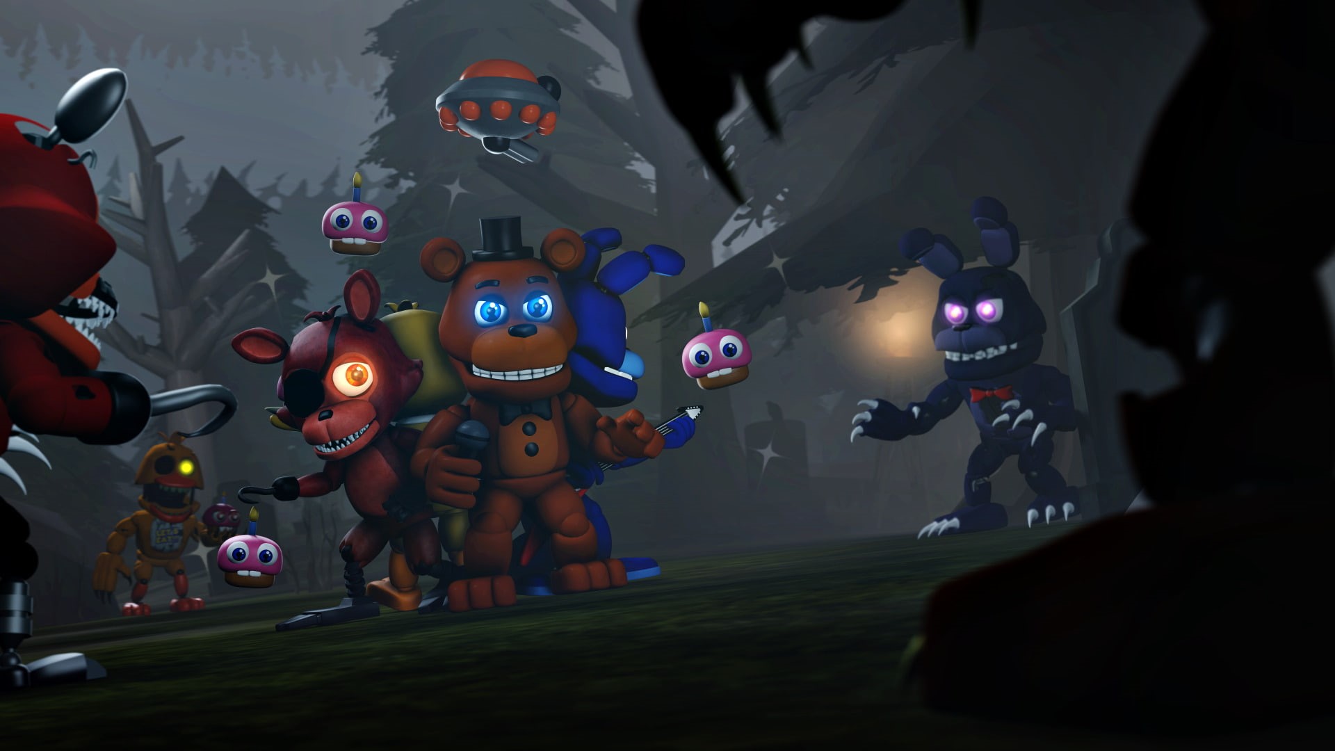 1080P, FNaF World, Five Nights at Freddys, HD Wallpaper