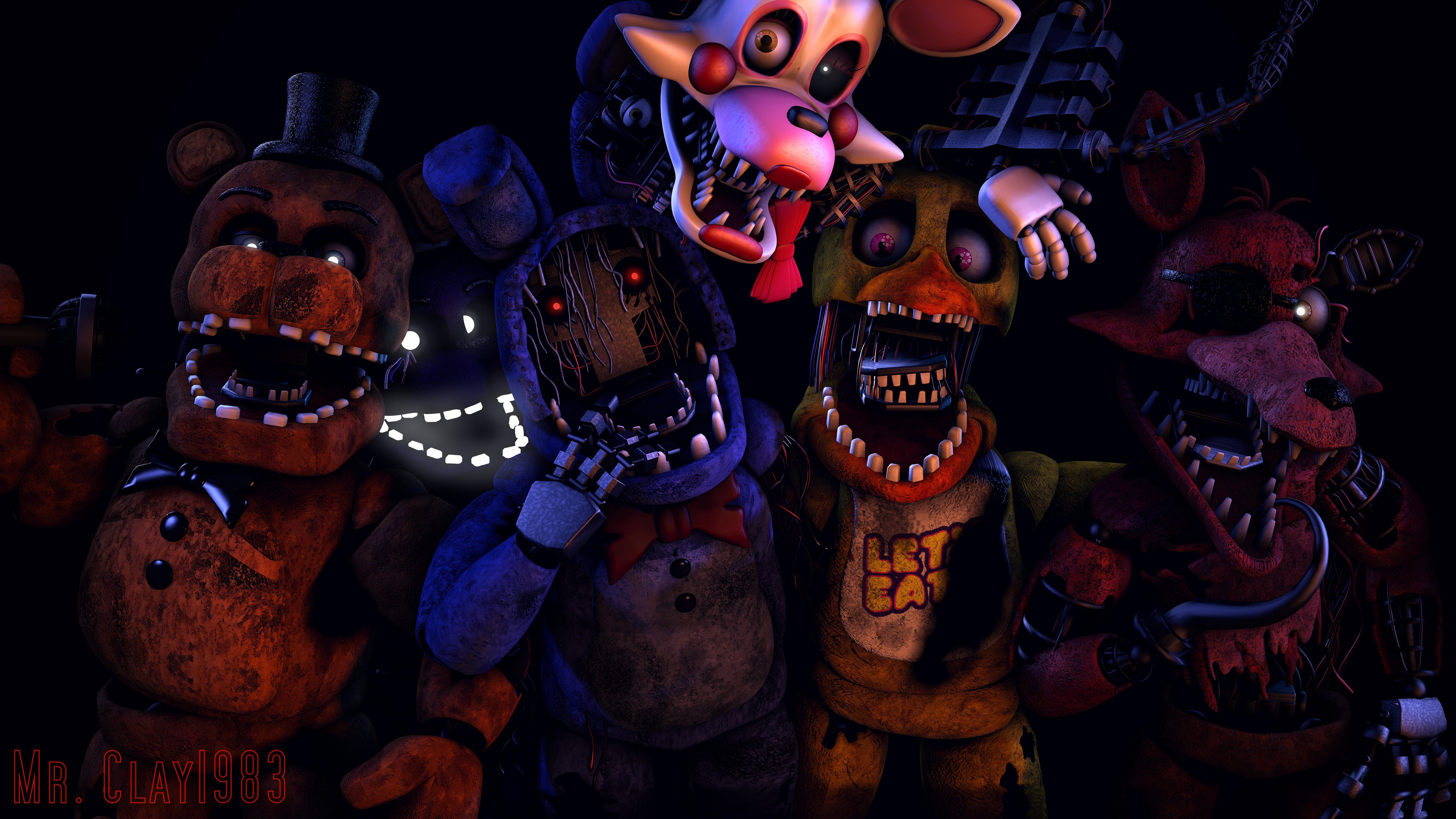 Five Nights At Freddys 2, Five Nights at Freddys, 8K, HD Wallpaper