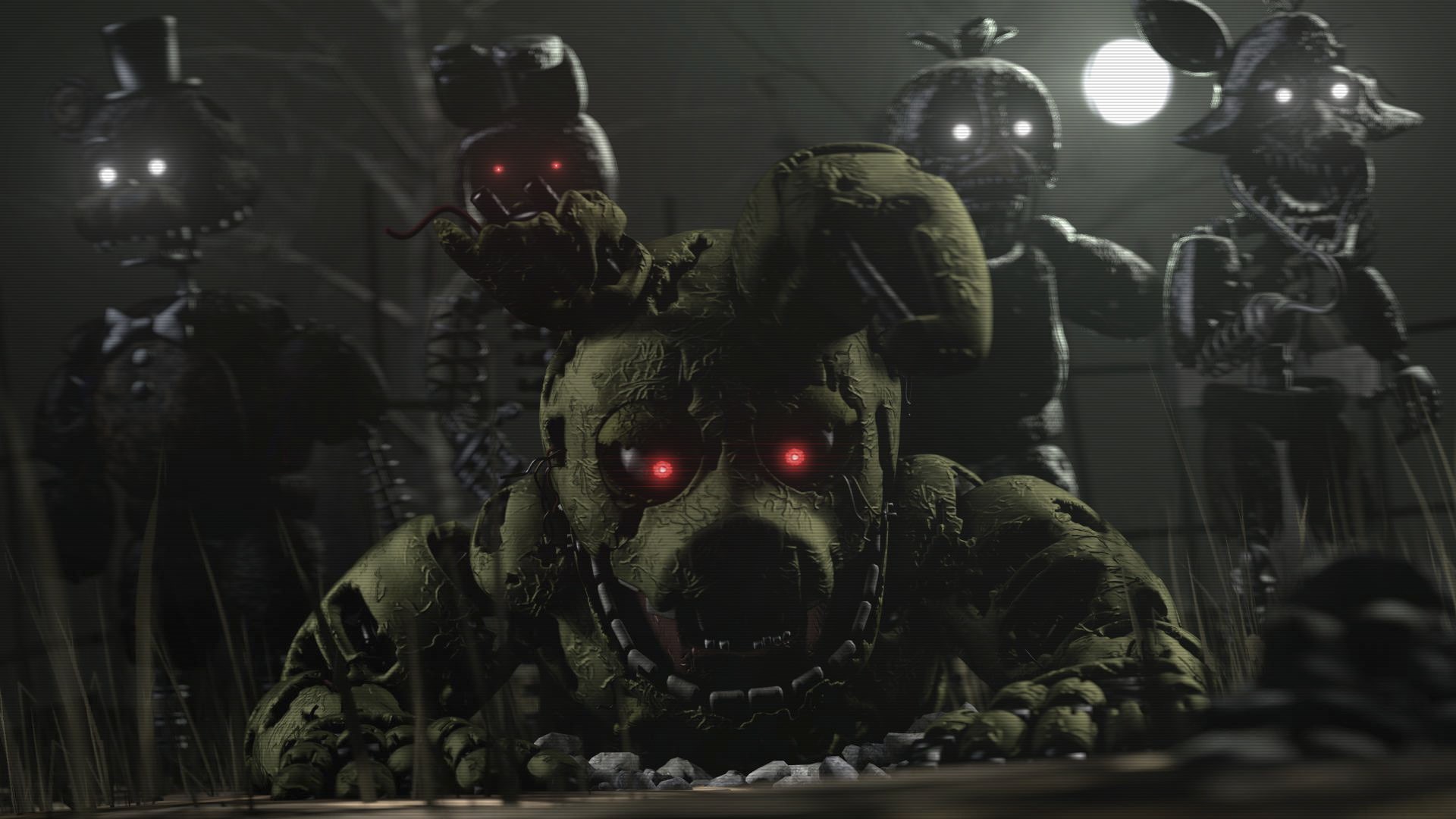 Five Nights at Freddys, Five Nights at Freddys 3, 1080P, HD Wallpaper