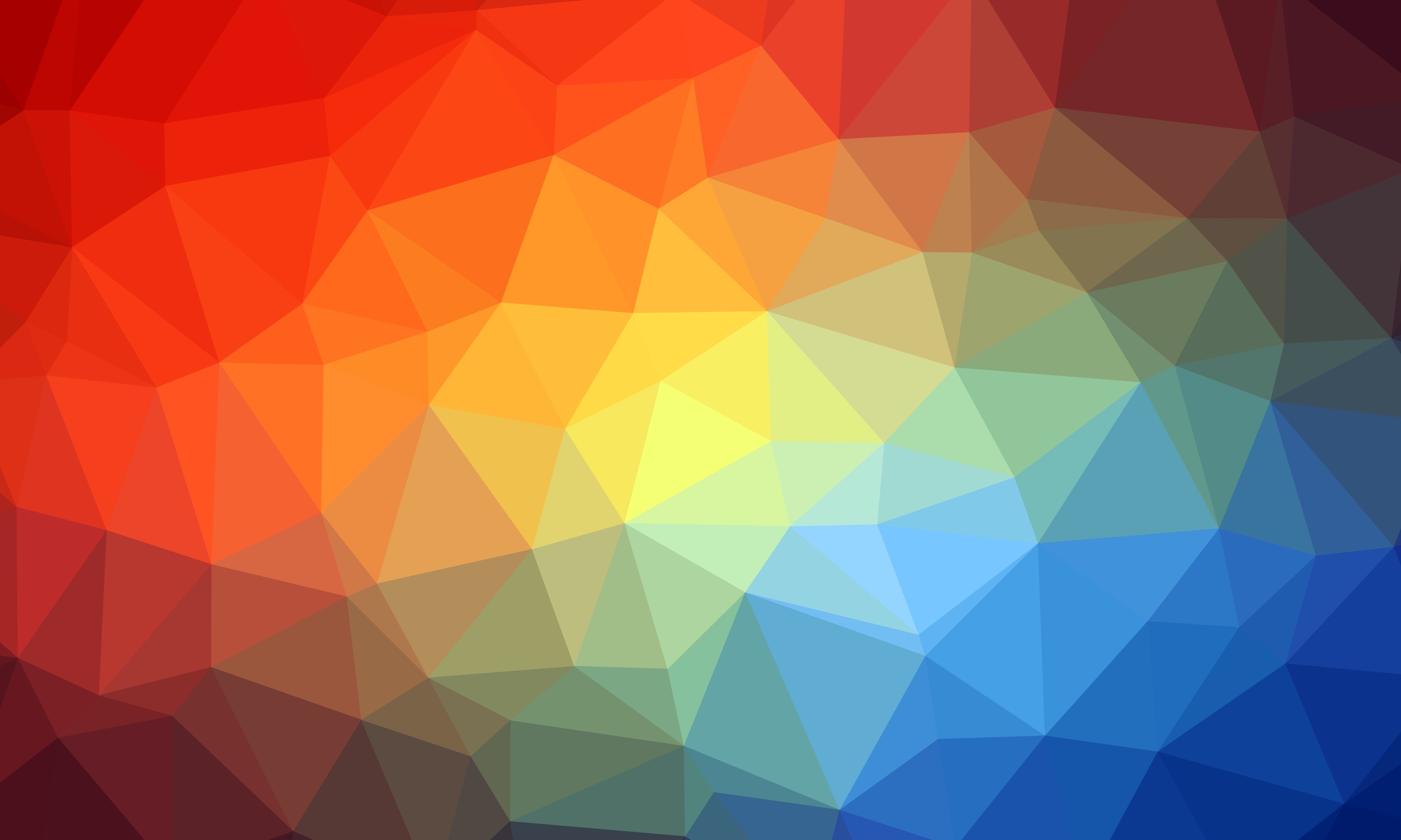 4K, multicolored, triangle, geometric, HD Wallpaper