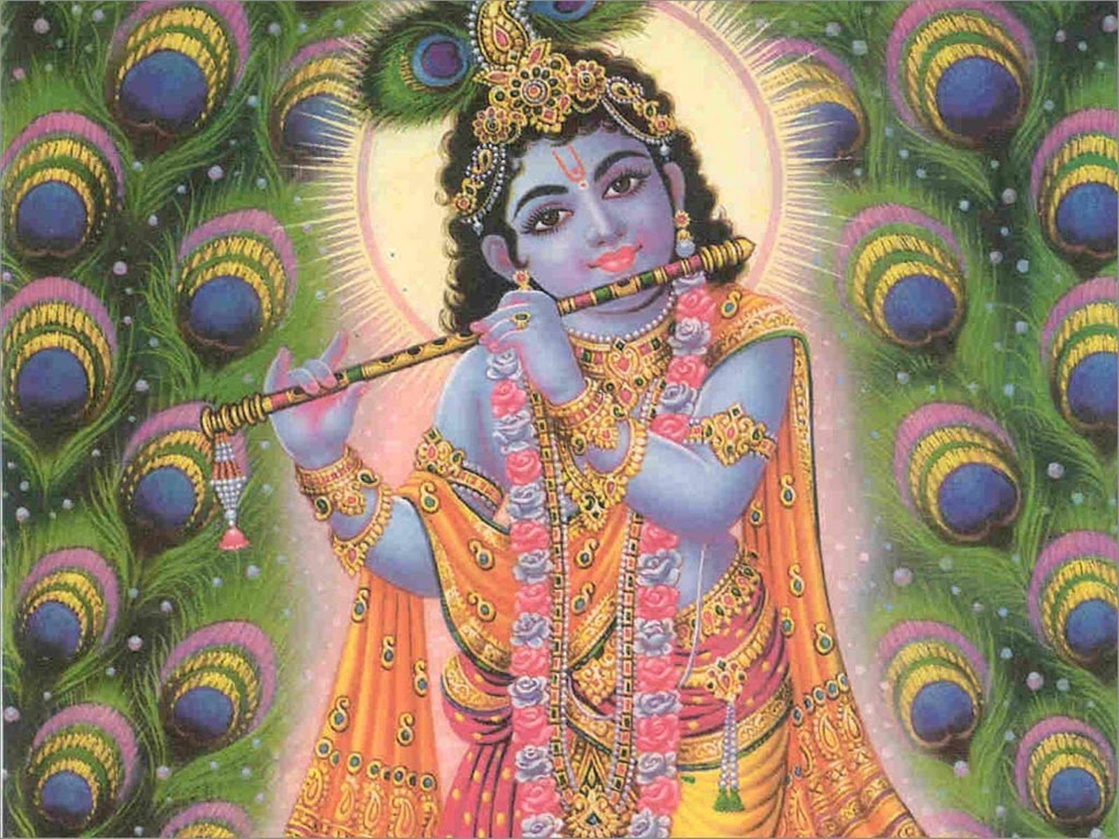 krishna, 720P, religion, hinduism, HD Wallpaper