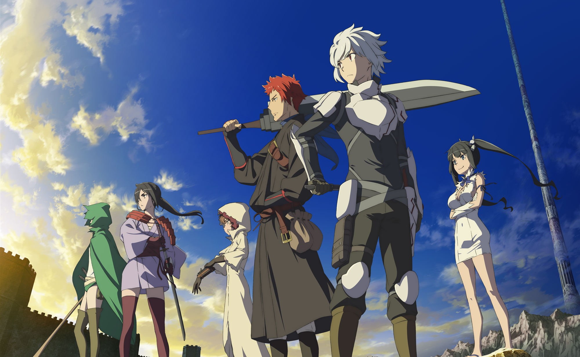 Hestia (DanMachi), Is It Wrong to Try to Pick Up Girls in a Dungeon?, 1080P, Bell Cranel, Liliruca Arde, Yamato Mikoto, DanMachi, Welf Crozzo, Ryuu Lyon, HD Wallpaper