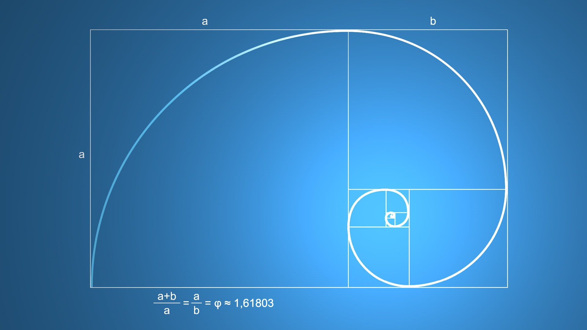 1080P, science pattern golden ratio mathematics minimalism fibonacci sequence, HD Wallpaper