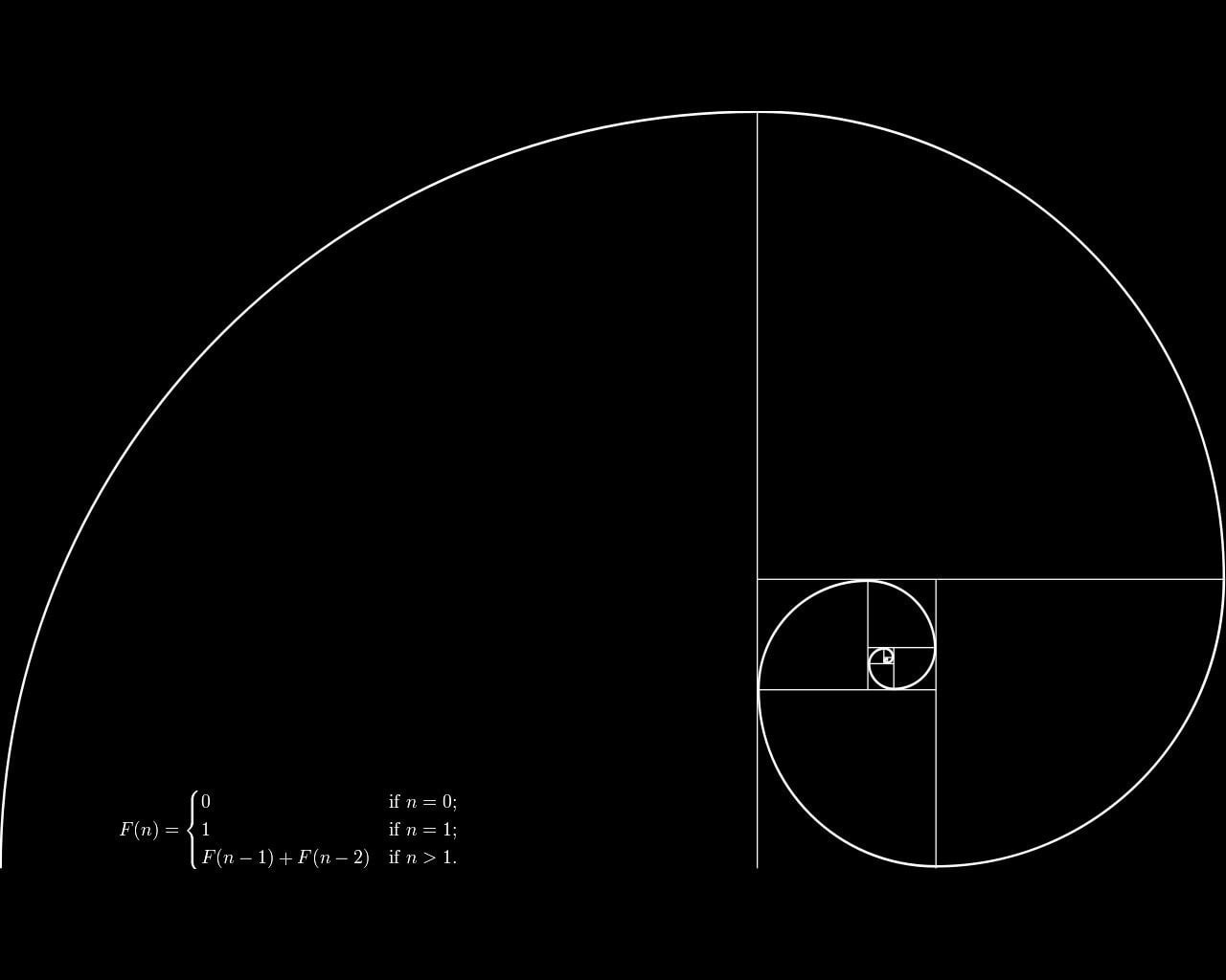 black color, art and craft, geometric shape, creativity, pattern, night, studio shot, minimalism fibonacci sequence golden ratio mathematics spiral square black background numbers geometry monochrome inception, HD Wallpaper