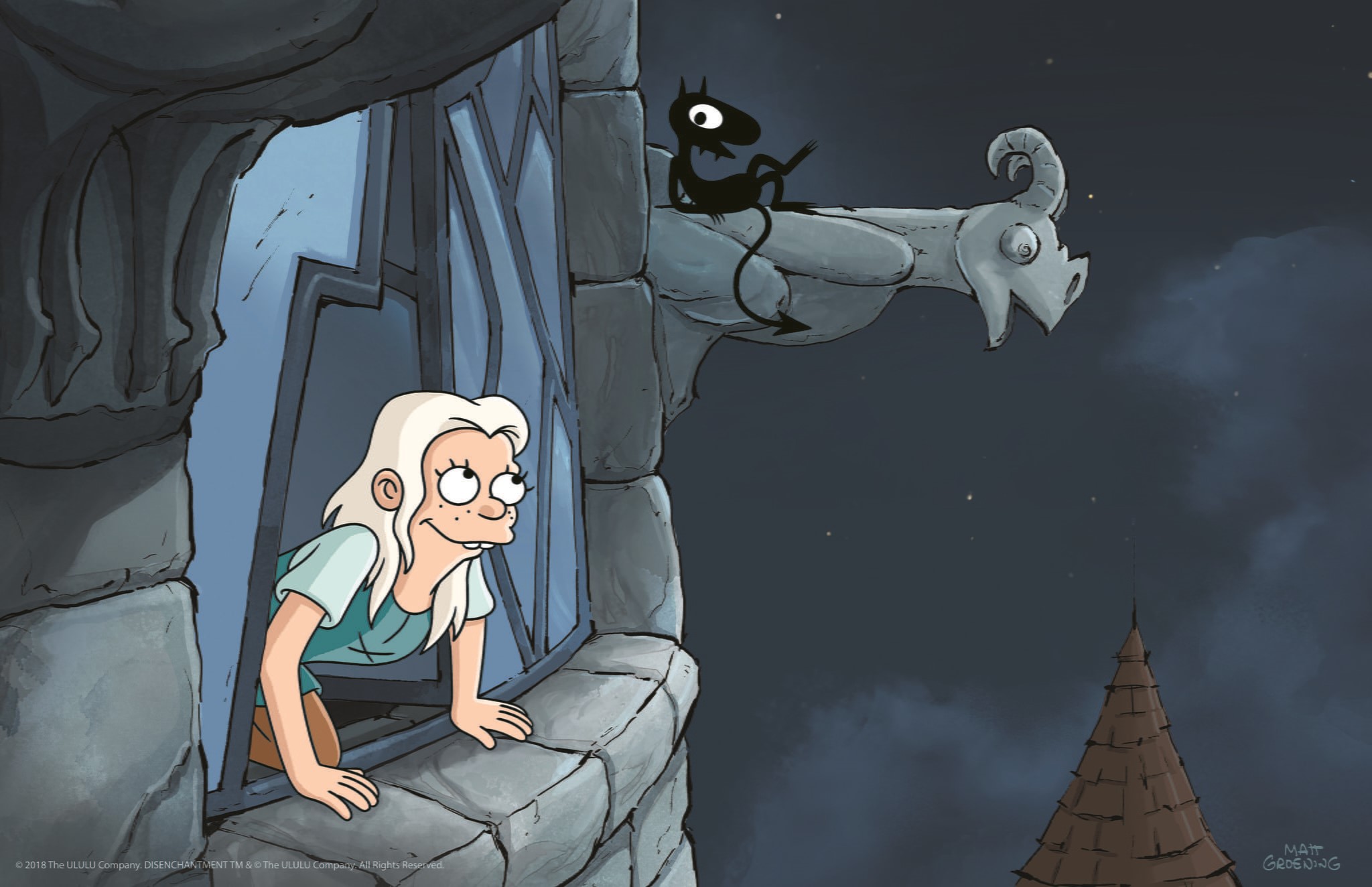 Bean (Disenchantment), 1080P, Disenchantment, Luci (Disenchantment), Netflix TV Series, HD Wallpaper