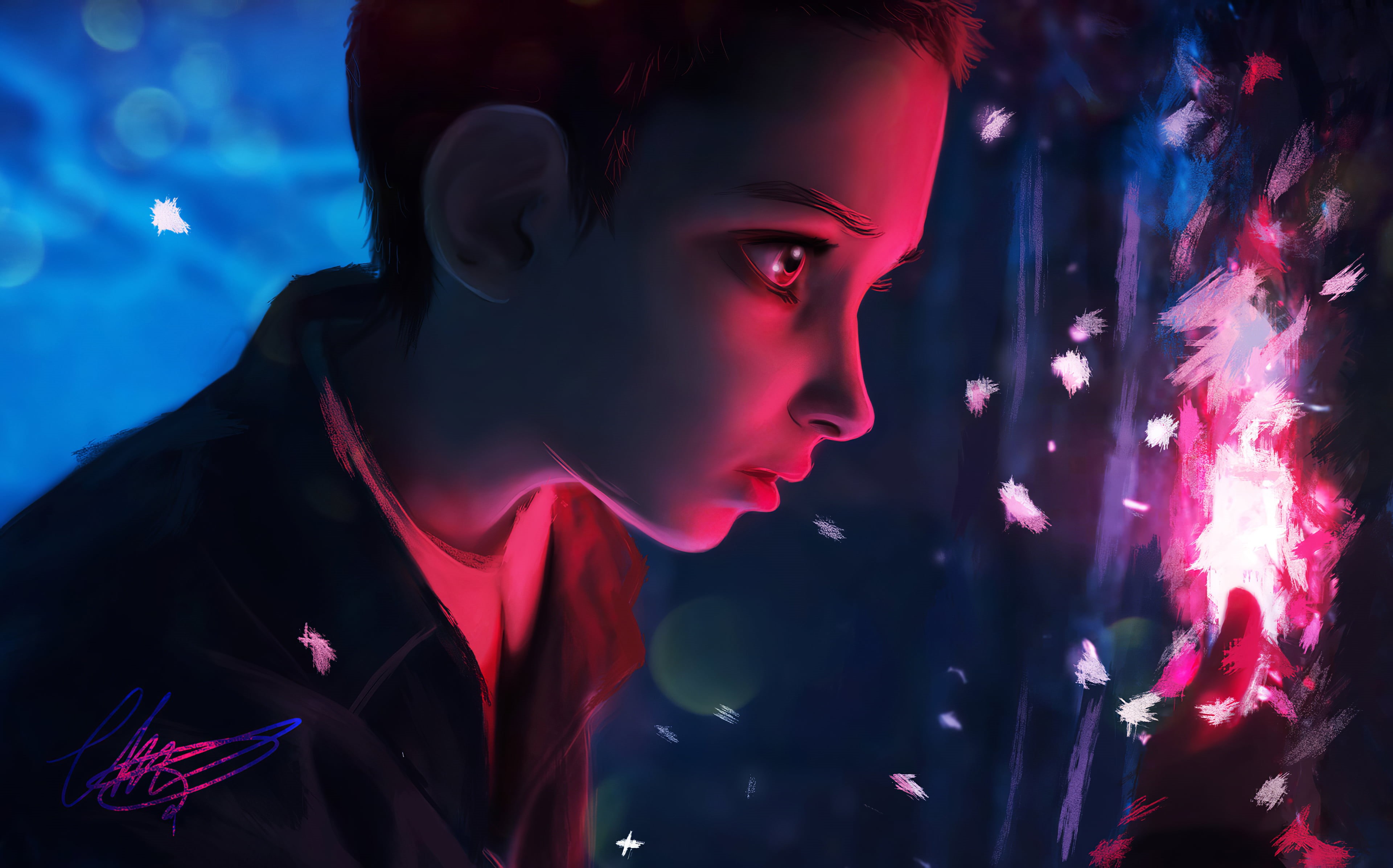 Eleven (Stranger Things), 4K, TV Show, Stranger Things, HD Wallpaper