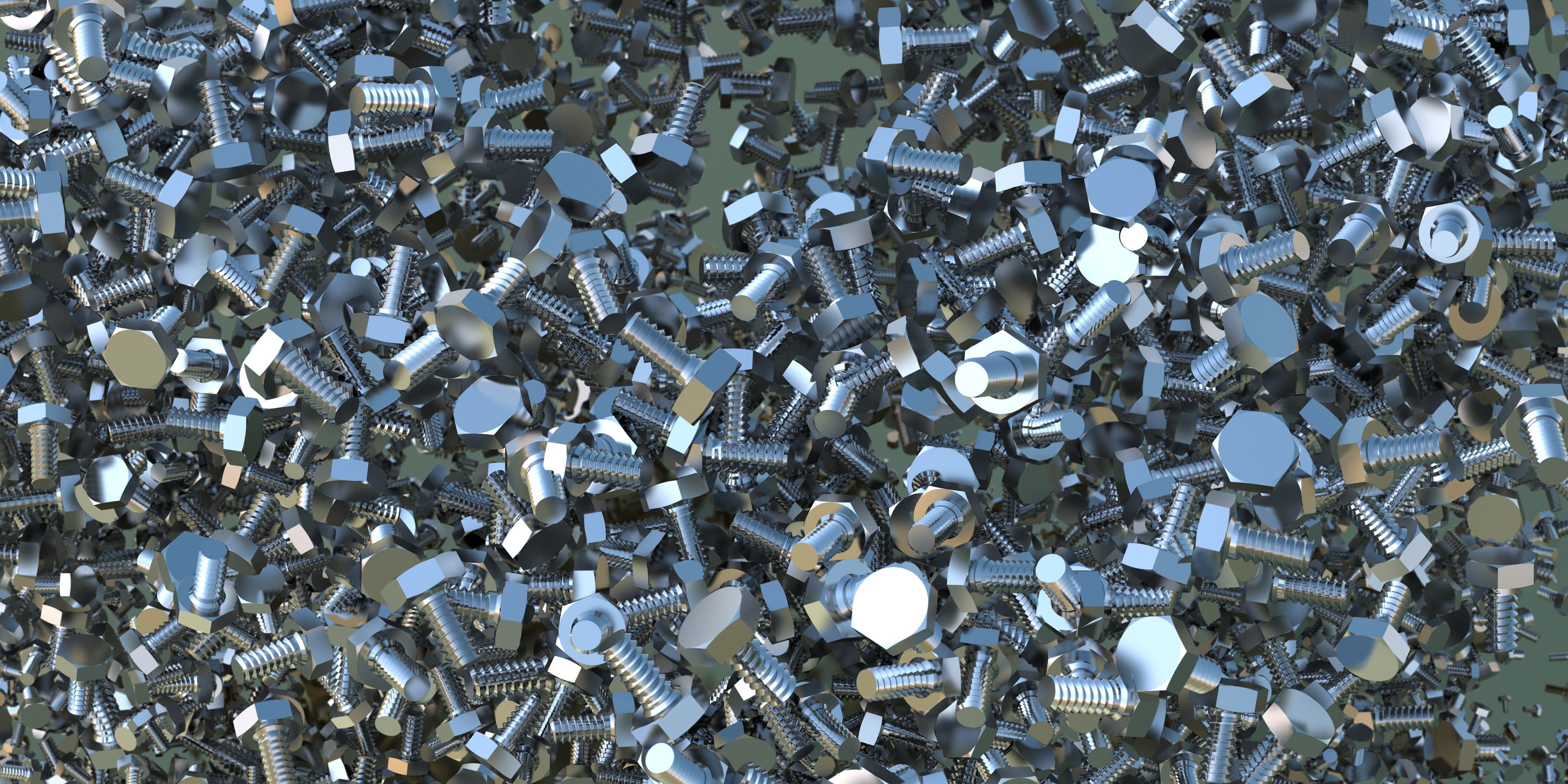 full frame, mechanical, Screw, abundance, technology, shiny, damaged, no people, backgrounds, large group of objects, variation, directly above, metal, HD Wallpaper