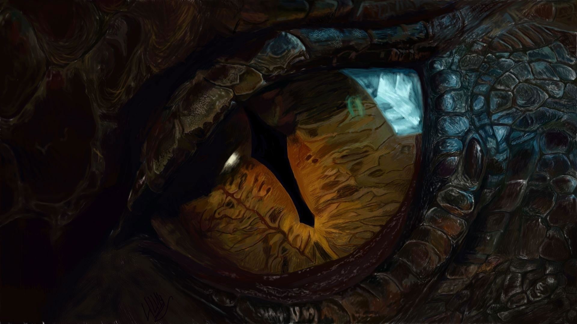 Movie, Eye, Fantasy, The Hobbit: The Desolation of Smaug, 1080P, HD Wallpaper