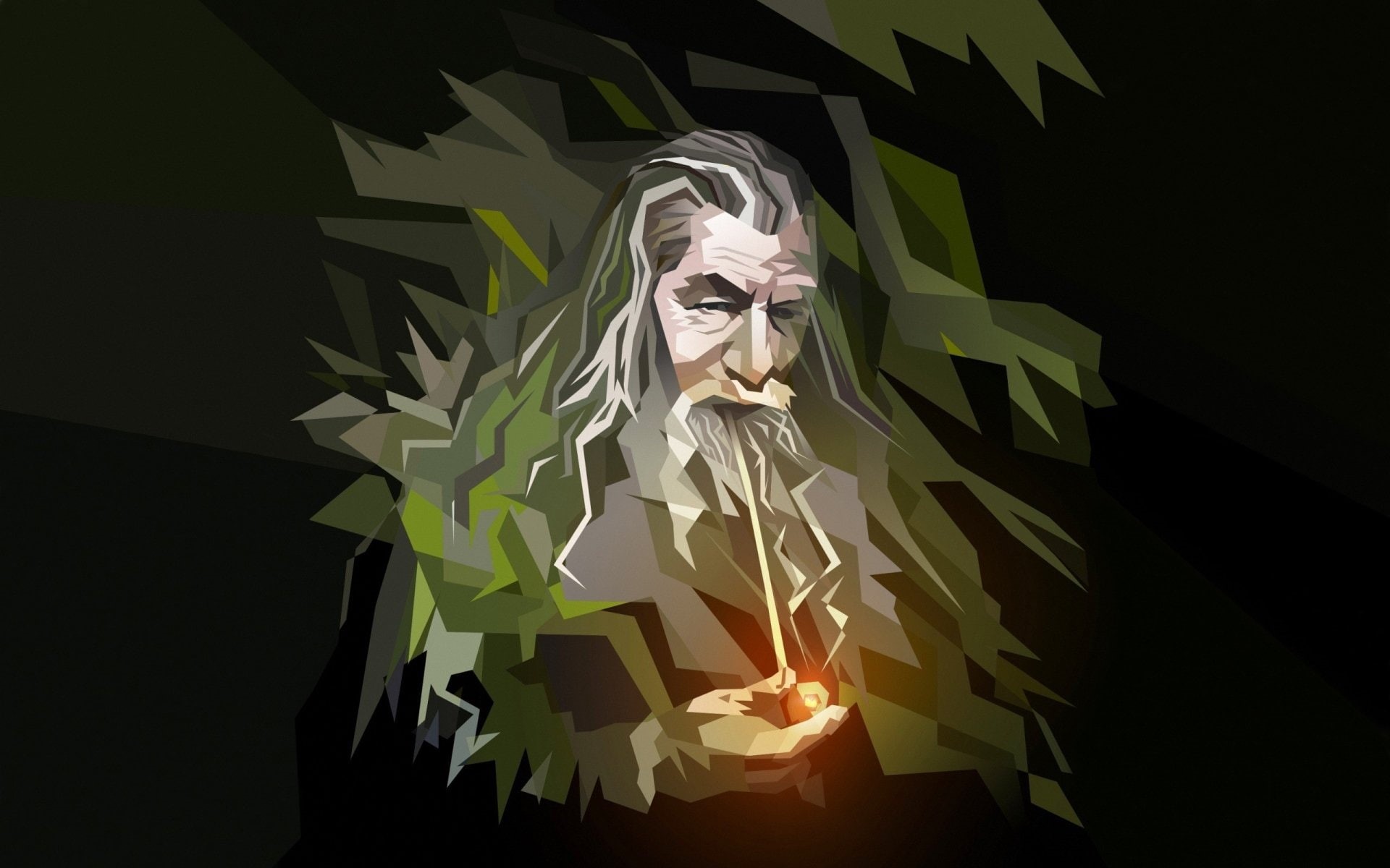 Digital Art, 1080P, The Hobbit: An Unexpected Journey, Gandalf, The Lord of the Rings, HD Wallpaper