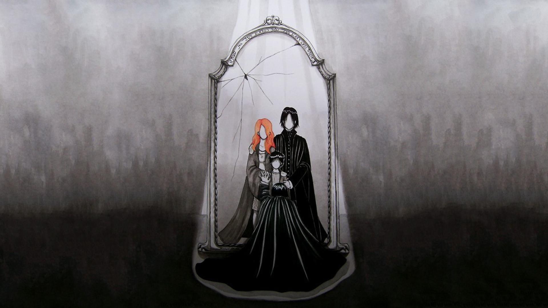1080P, Severus Snape, Harry Potter And The Deathly Hallows, artwork, Harry Potter, HD Wallpaper