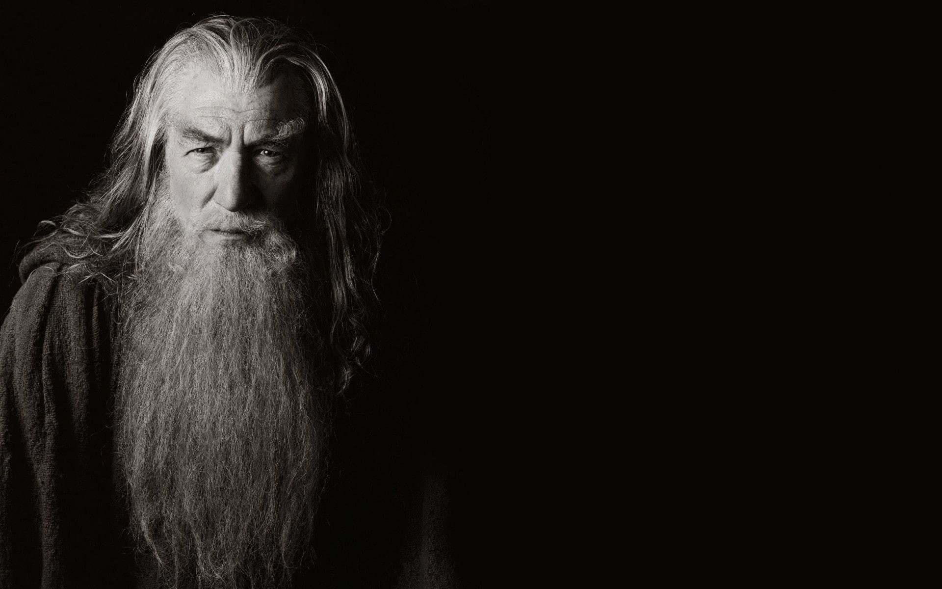 headshot, hopelessness, long hair, monochrome, copy space, Simple Background, human body part, sepia, senior adult, human hair, Dark Background, contemplation, HD Wallpaper