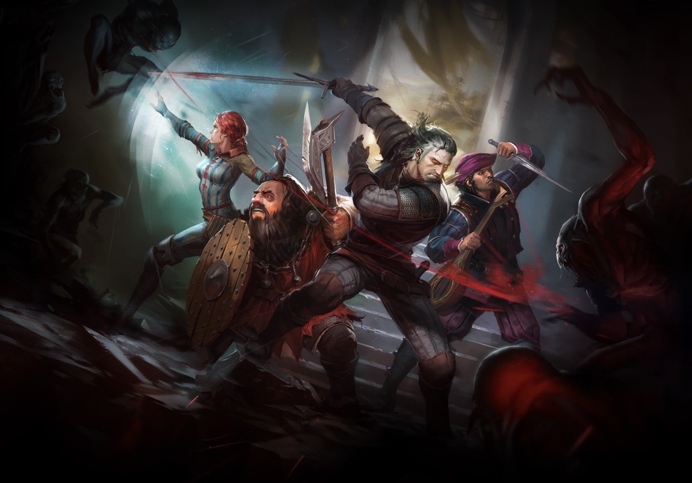 The Witcher Adventure Game, Geralt of Rivia, 720P, Triss Merigold, The Witcher, Dandelion (character), HD Wallpaper