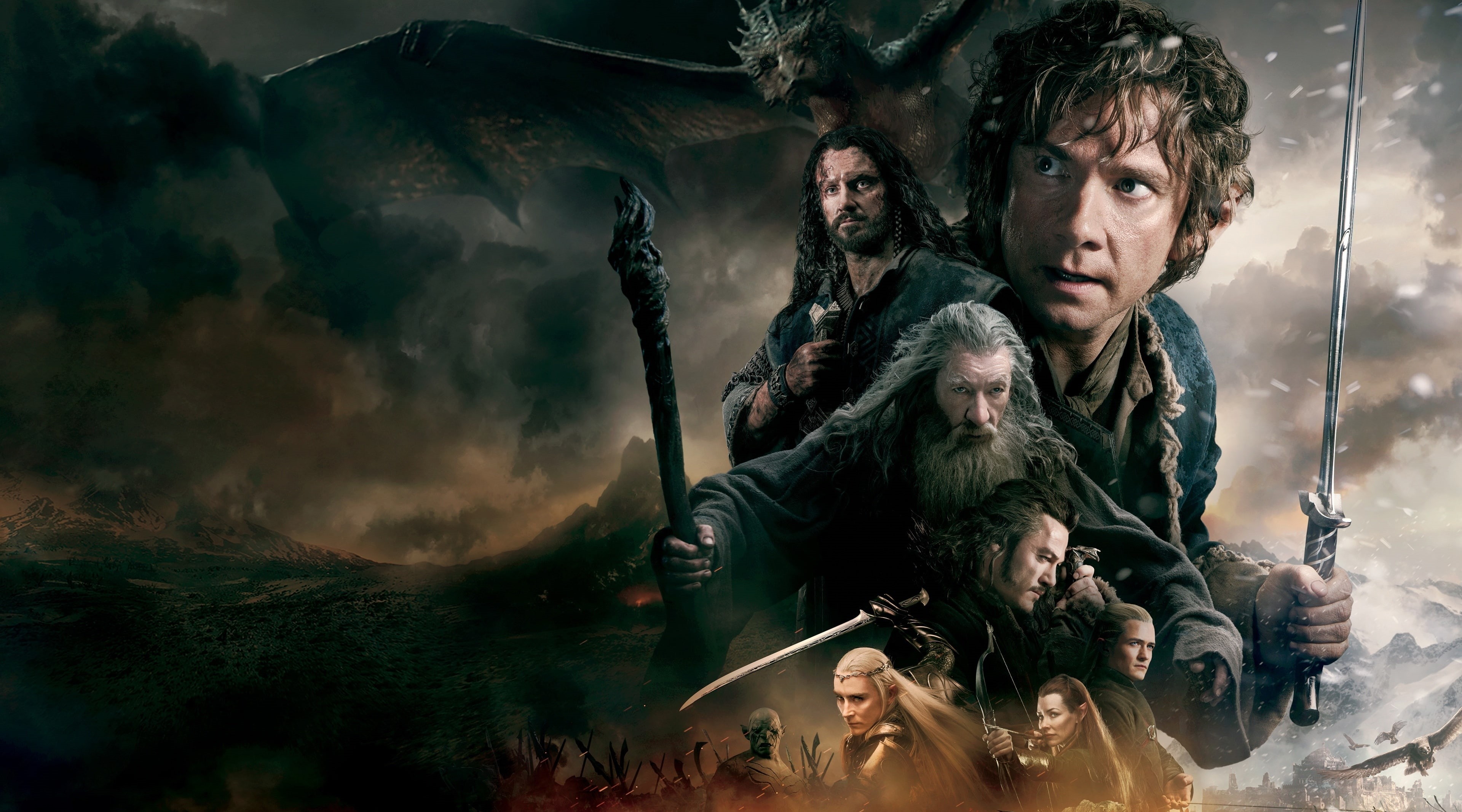 fear, adult, women, males, armies, hobbit, young women, females, men, mid adult women, Movies, portrait, The Hobbit, mid adult, people, togetherness, HD Wallpaper