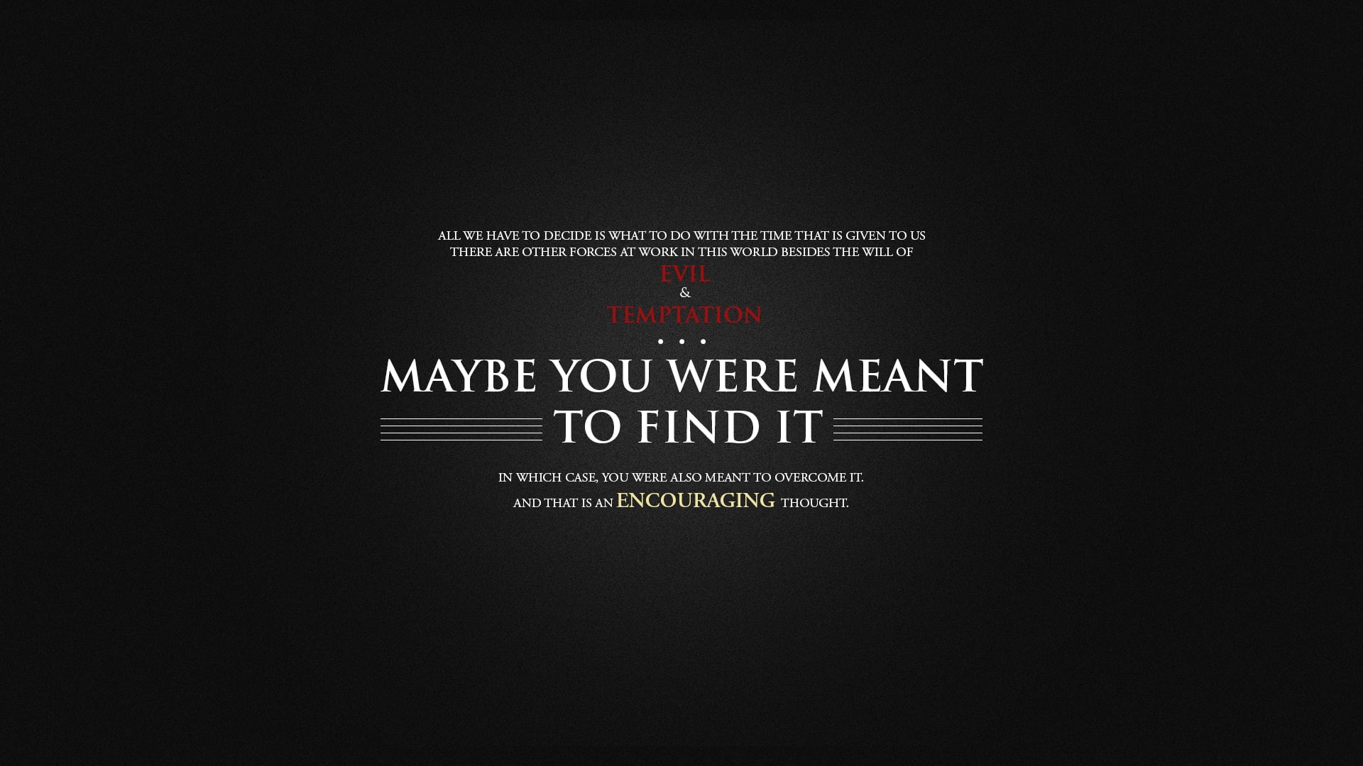 quote, minimalism, J. R. R. Tolkien, Gandalf, 1080P, typography, HD Wallpaper
