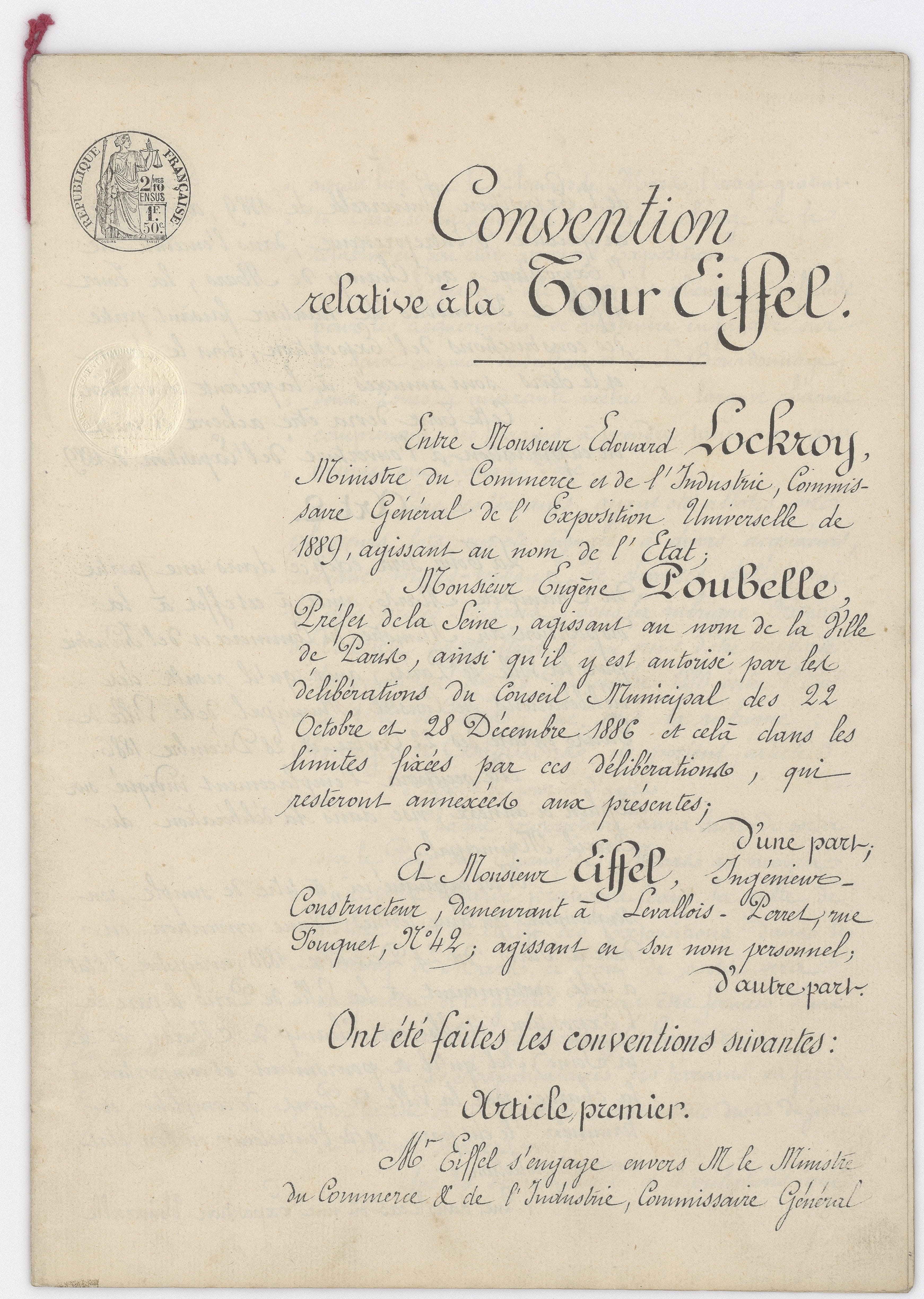 mail, message, document, communication, text, represented by édouard lockroy, old, postage stamp, january 8 1887, 4K, former official document, the city of paris, Phone HD Wallpaper