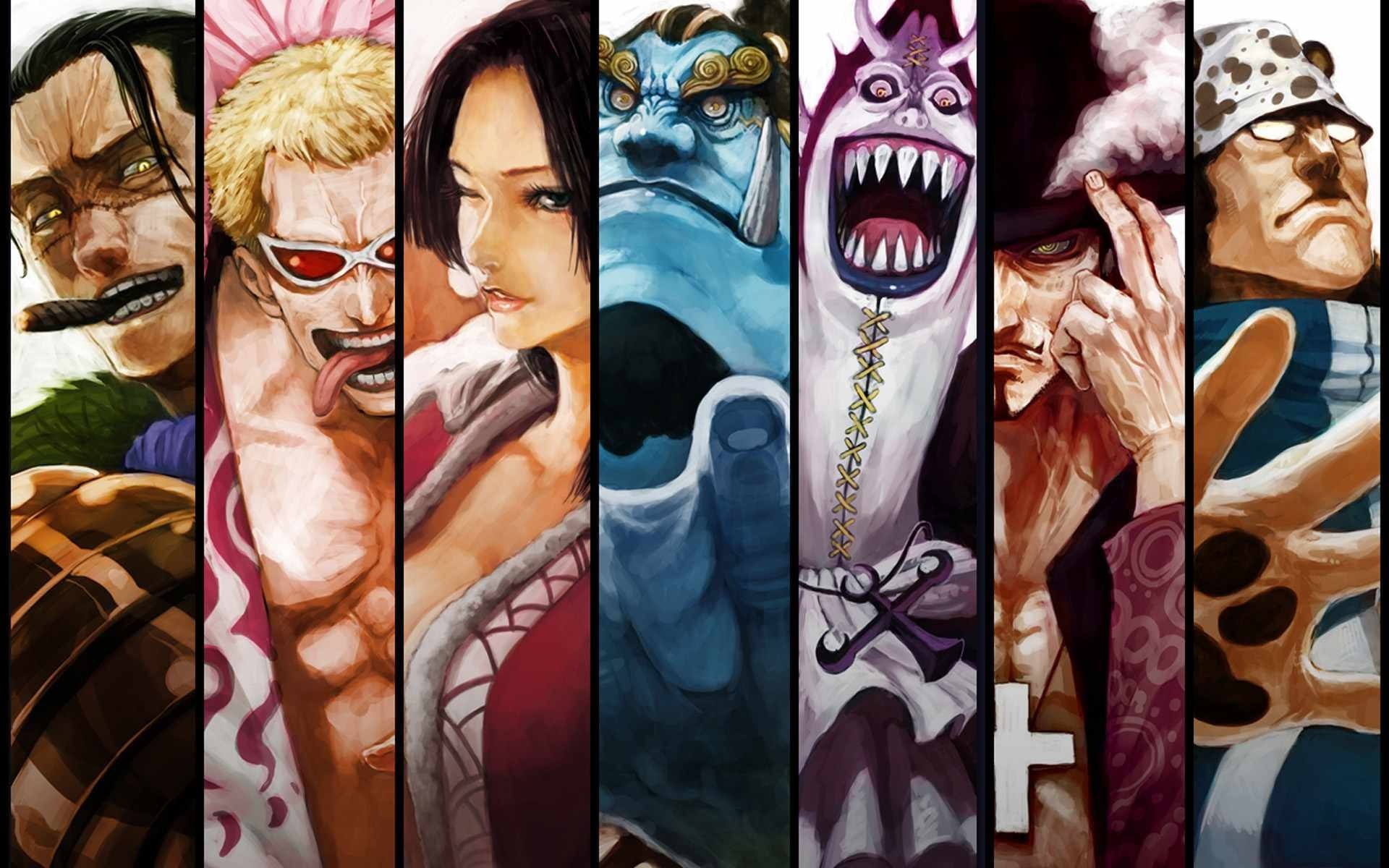 1080P, one, dulacre, one piece, boa hancock, moria, hancock, mihawk, gecko, sir, quichotte, art, hd, de, don, piece, crocodile, anime, boa, panels, jimbei, HD Wallpaper