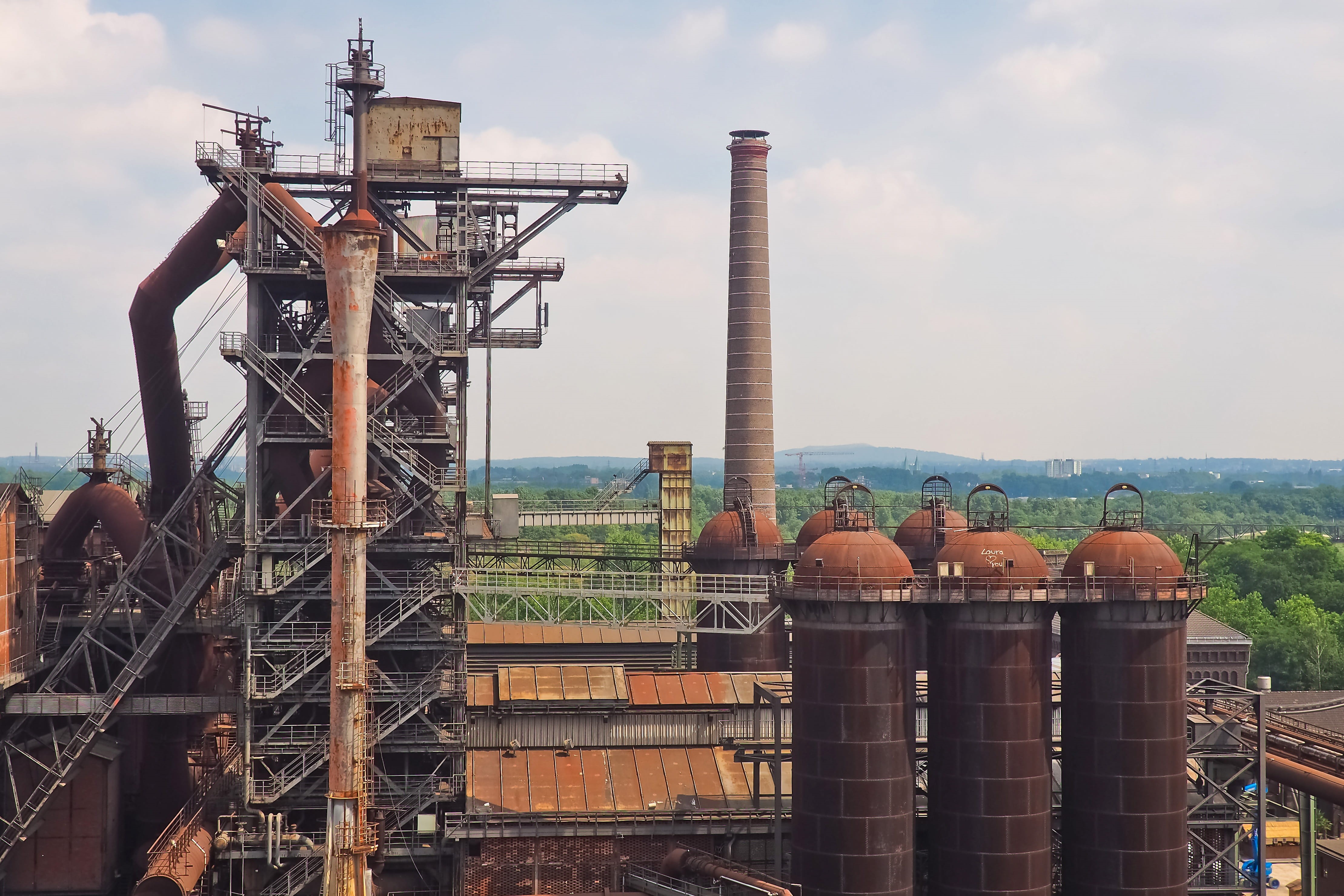 broken, past, building, factory, metal, stainless, oil, built structure, transience, heavy industry, pipe - tube, pipes, outdoors, pforphoto, no people, HD Wallpaper