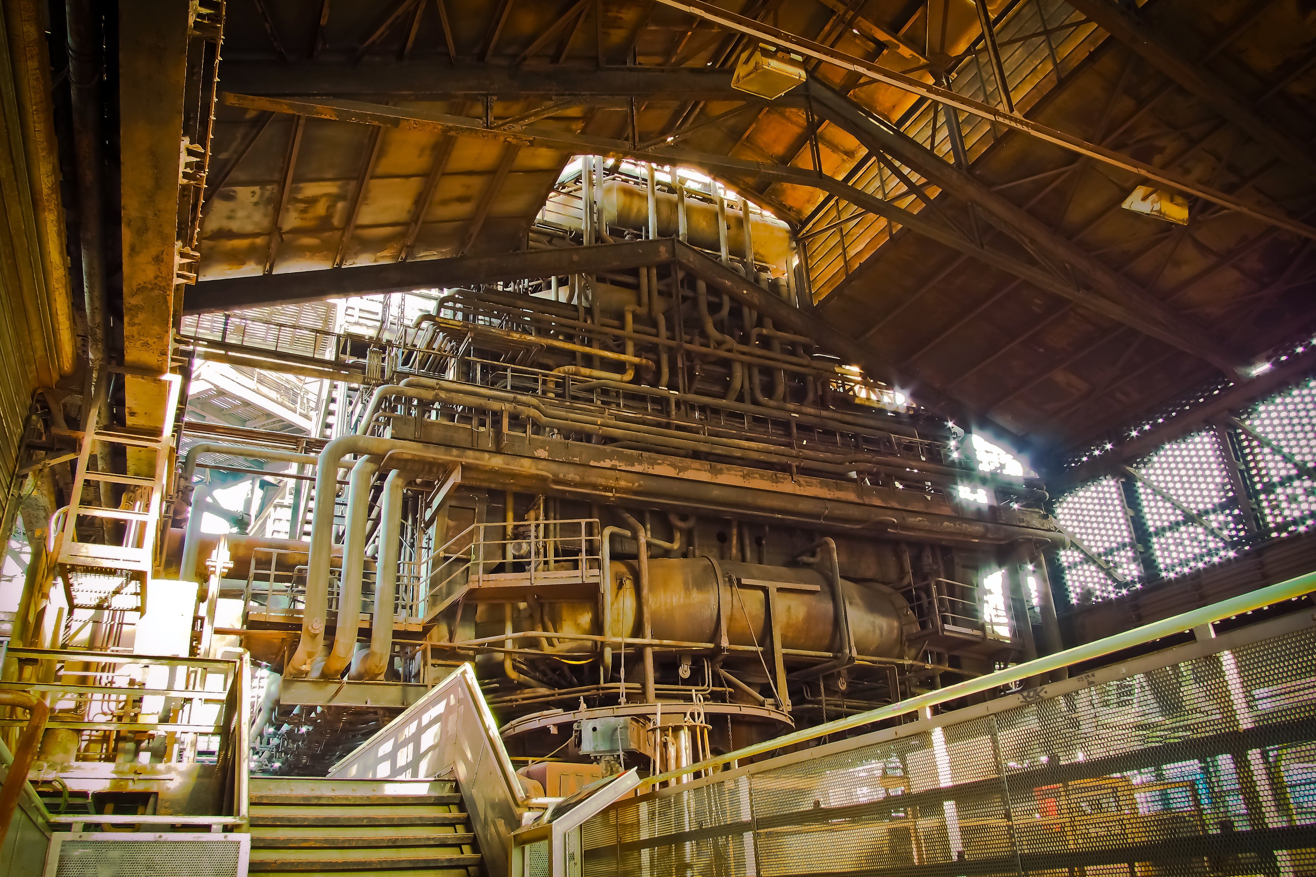 pipe - tube, manufacturing equipment, ruhr area, old, daytime, factory building, factory, break up, old building, industry, building, worms, industrial equipment, HD Wallpaper