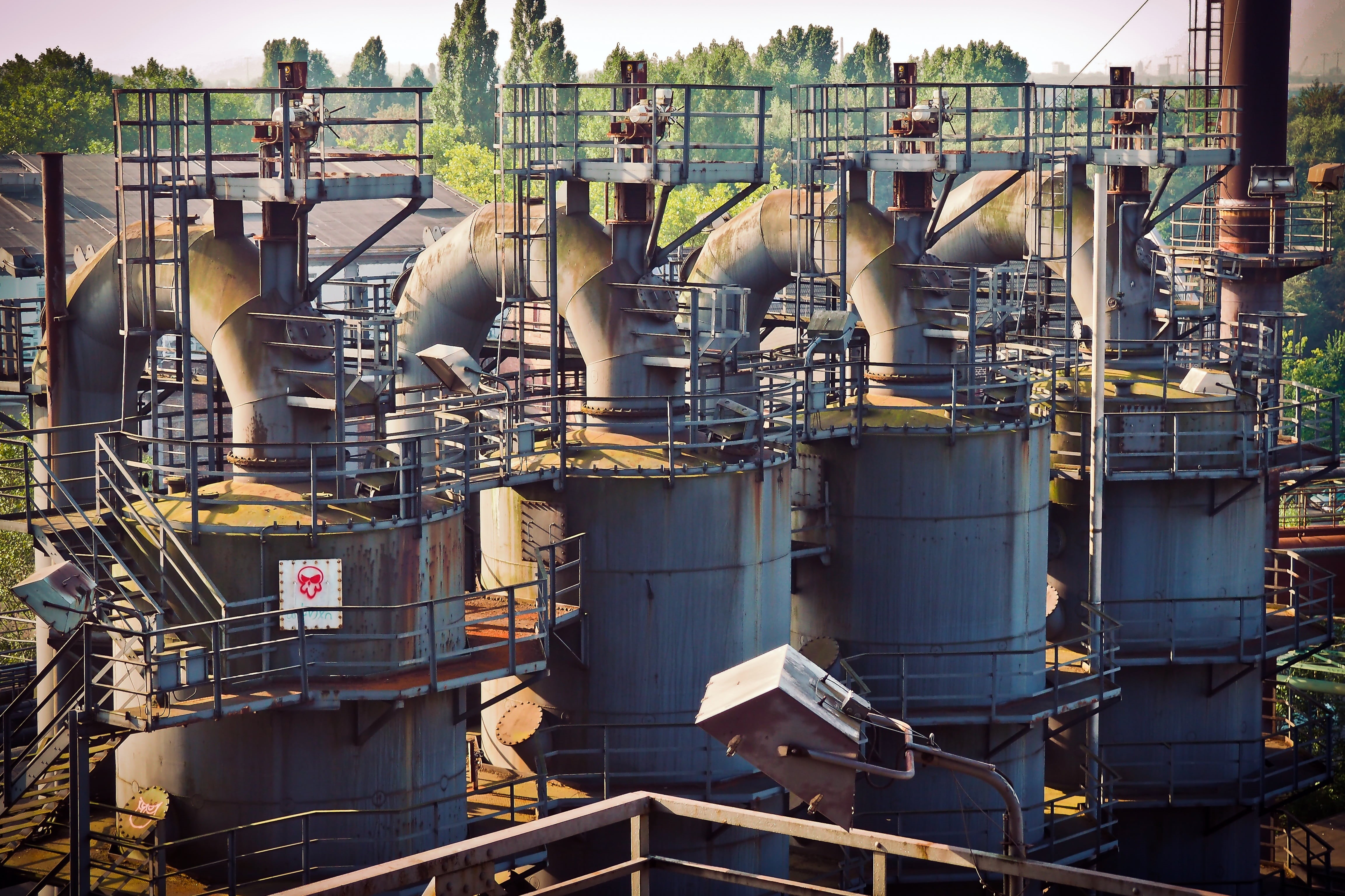 plantation, plant, ruhr area, break up, landscape park, pipes, park, pipe - tube, factory building, industry, technology, building, ruins, building exterior, HD Wallpaper