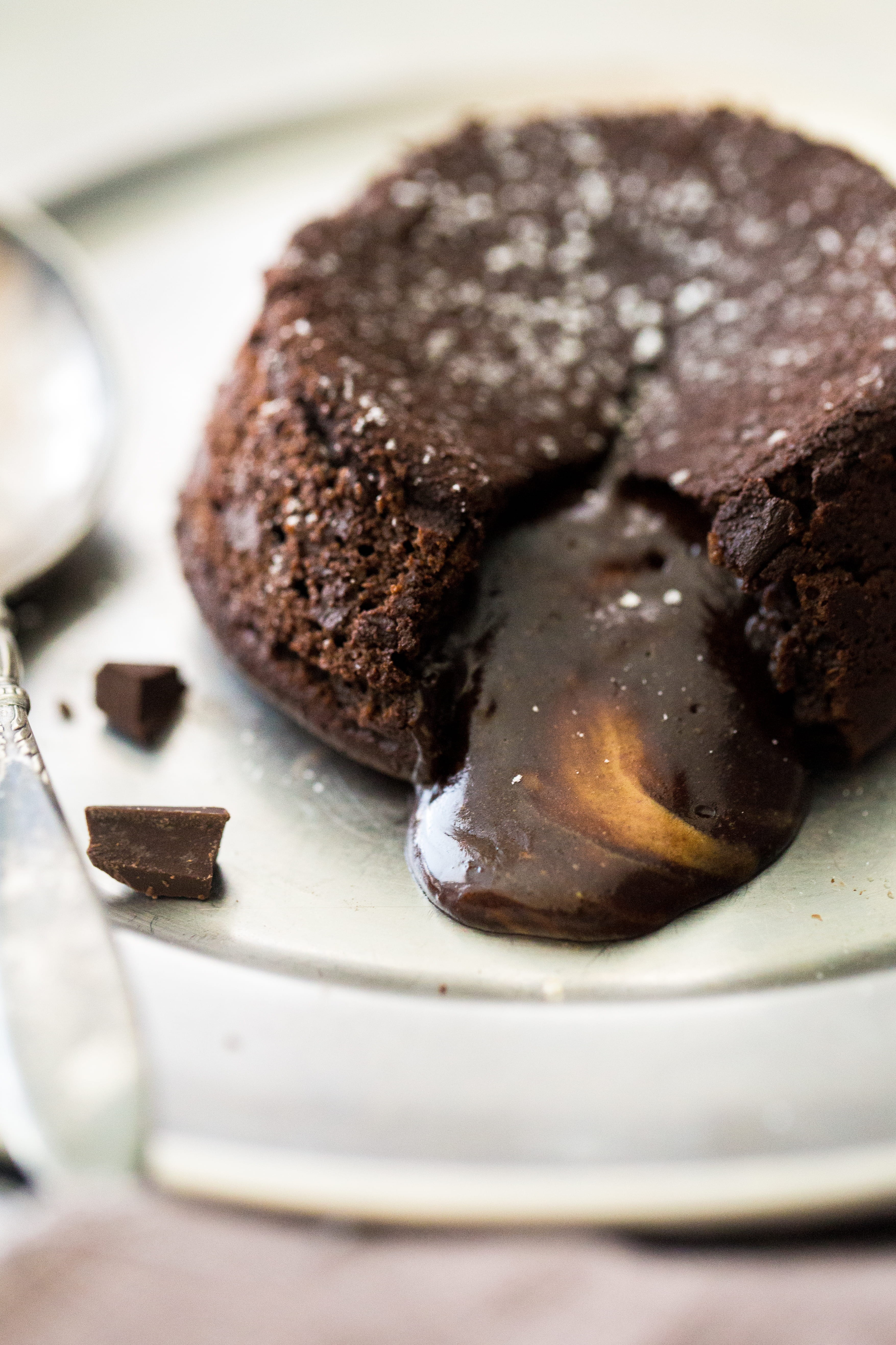 peanut butter, chocolate cake, still life, ready-to-eat, meat, food, spoon, molten cake, molten, served, table, 5K, daytime, unhealthy eating, baked, cake, Phone HD Wallpaper