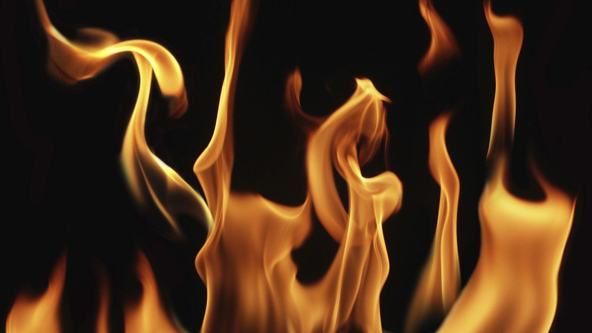 heat - temperature, backgrounds, 1080P, motion, black background, igniting, simple background, luminosity, smoke - physical structure, illuminated, HD Wallpaper
