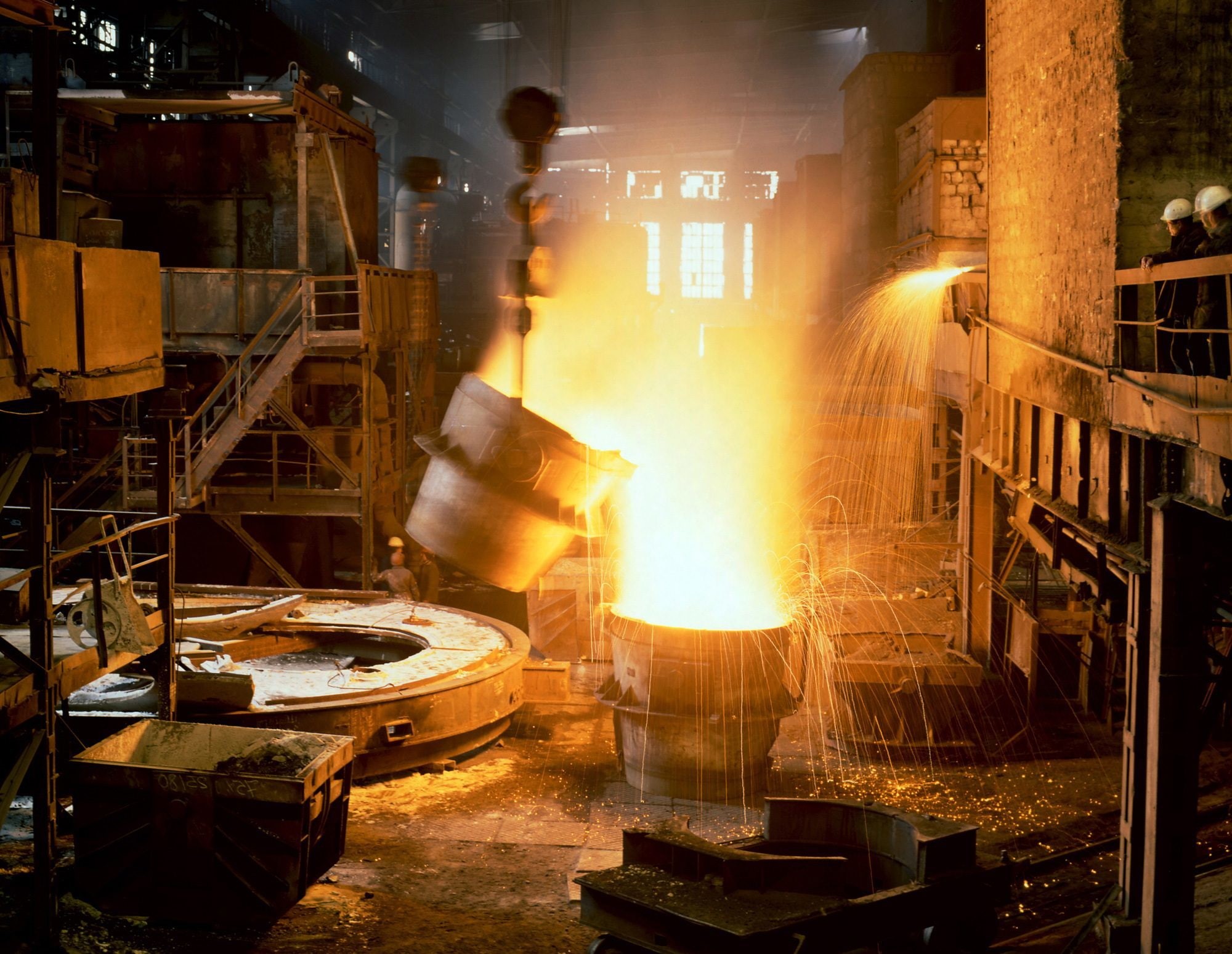 technology, foundry, melted metal, factory, 1080P, HD Wallpaper