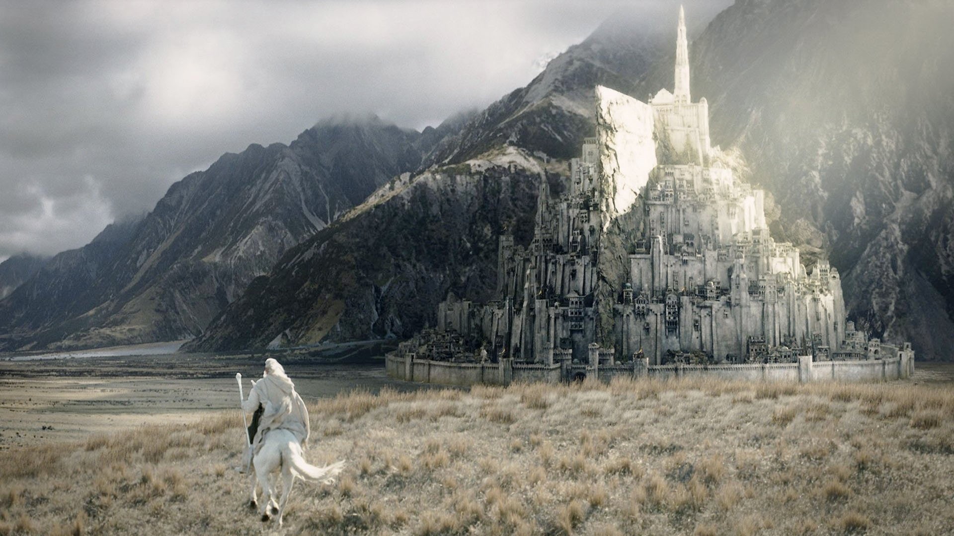 rings3 minas, tirith, lord, 1080P, HD Wallpaper