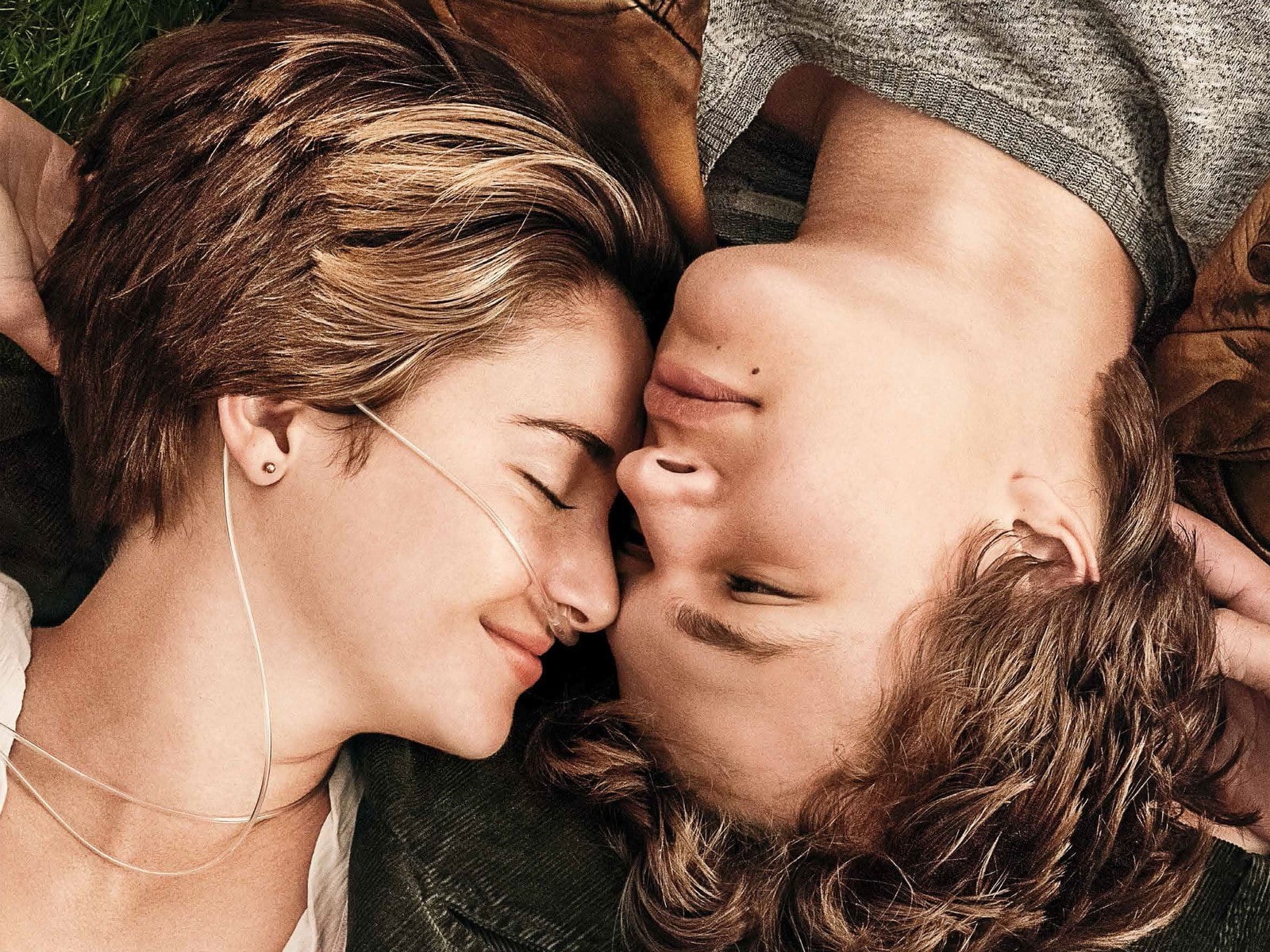 beautiful woman, adult, emotion, two people, Ansel elgort, bonding, Shayleen woodley, couple - relationship, young couple, headshot, young adult, Hazel grace lancaster, HD Wallpaper