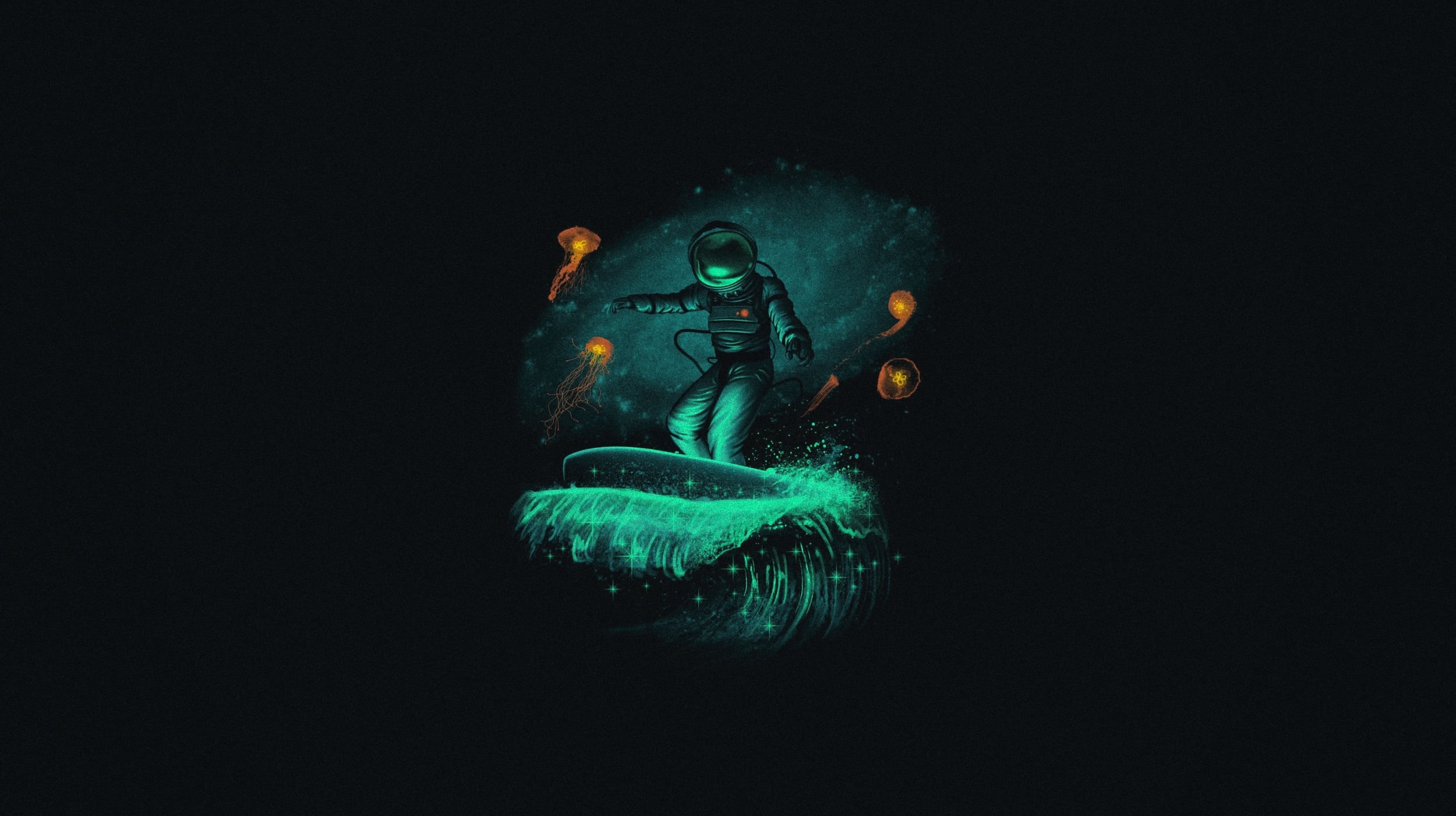 Background, Vincenttrinidad, Astronaut surfing the galaxy., Art, Vincent Trinidad, 1080P, Astronaut, by Vincenttrinidad, Surfing, Minimalism, by Vincent Trinidad, HD Wallpaper