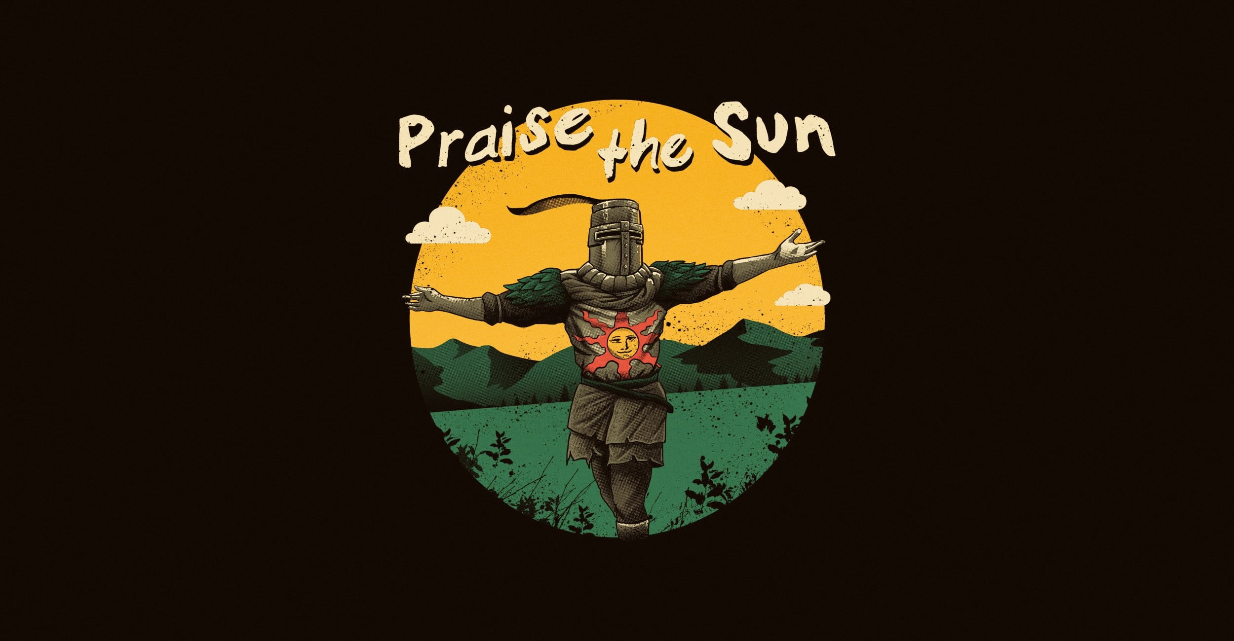 Dark Souls, by Vincenttrinidad, Knight, Minimalism, Vincenttrinidad, The Sound of Dark Souls, 1080P, Praise the sun, Warrior, Art, HD Wallpaper