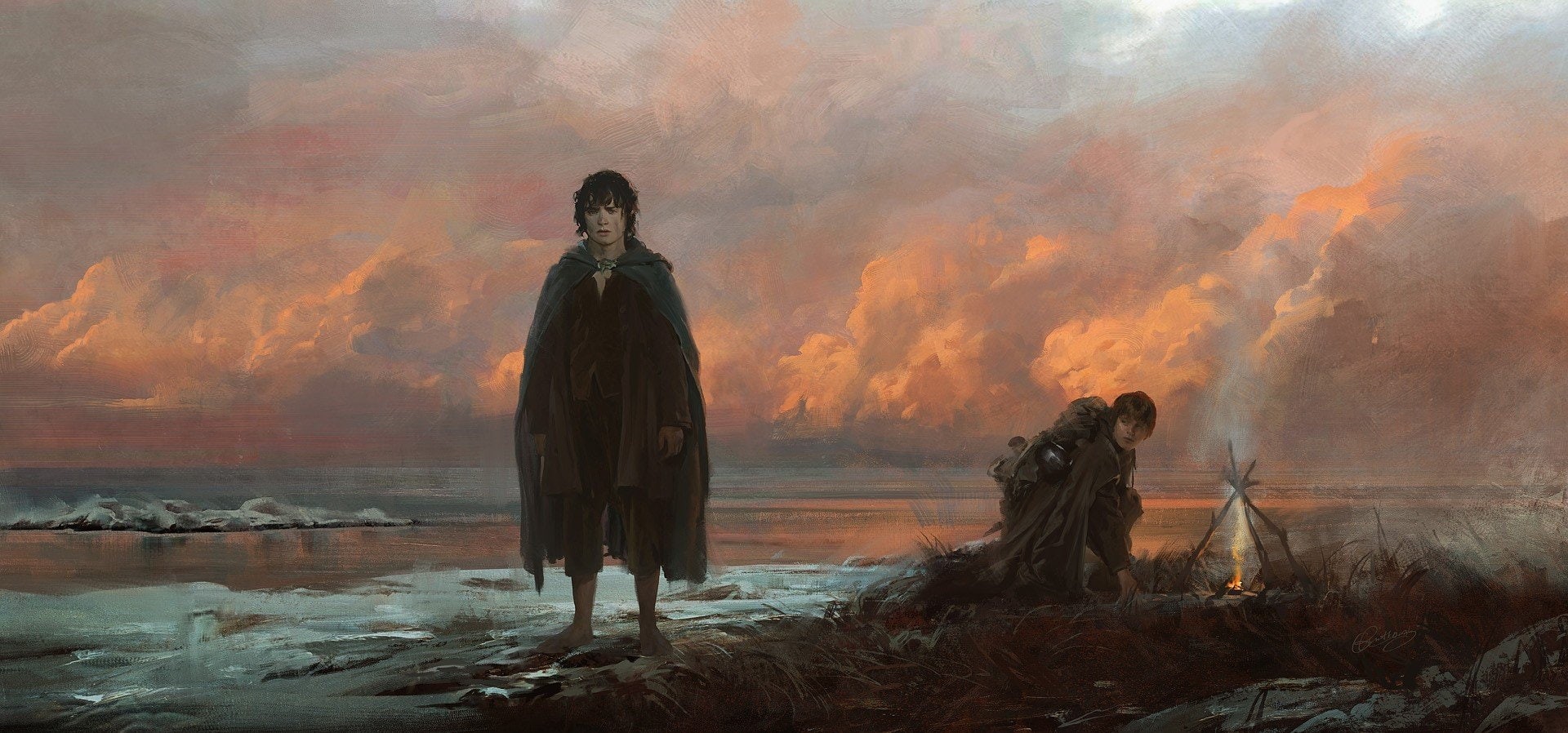 The Lord Of The Rings, 1080P, Samwise Gamgee, Classic Art, Arda, Frodo Baggins, HD Wallpaper