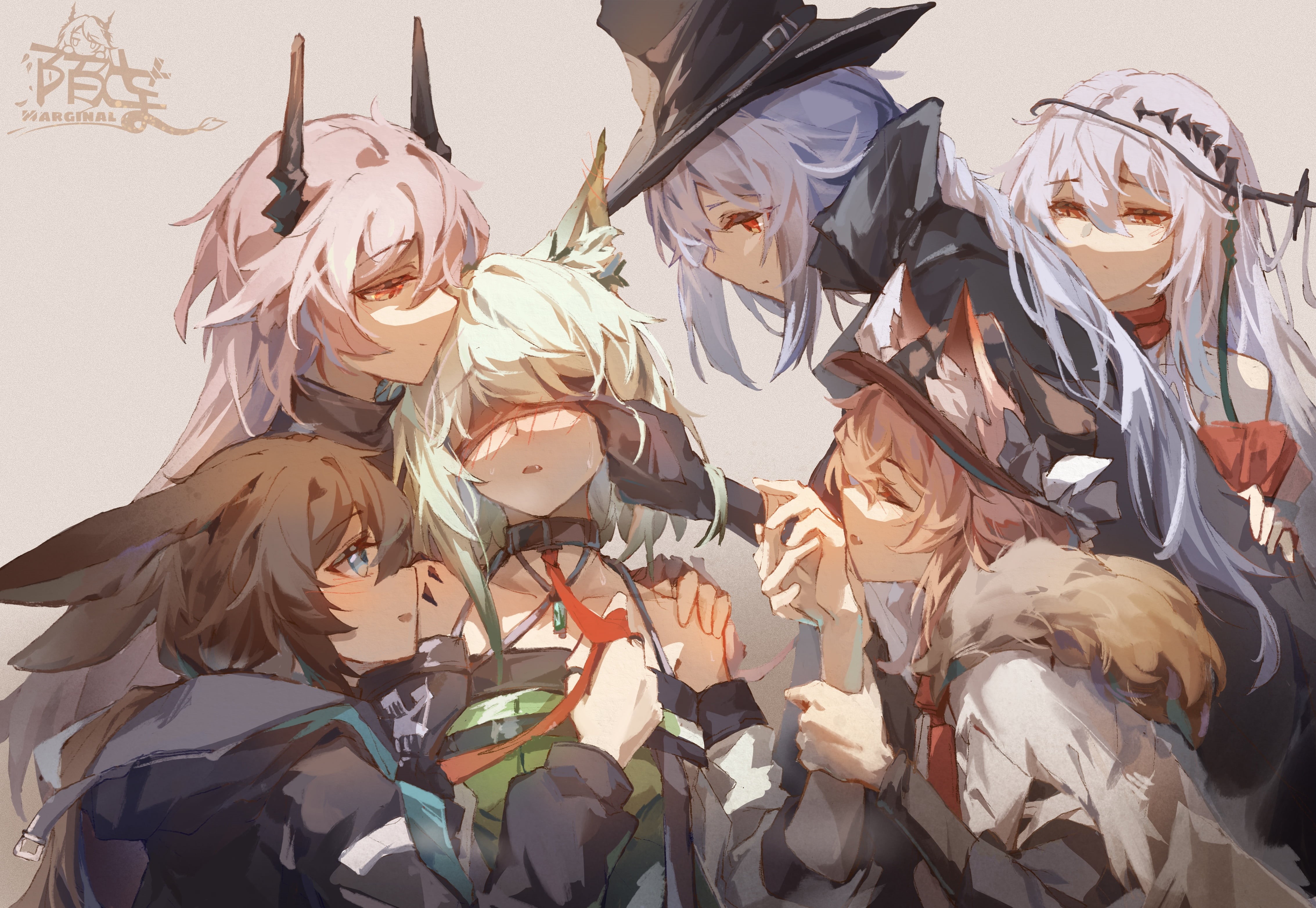 Kaltsit (Arknights), Amiya (Arknights), Moyu Marginal, 4K, anime, Skadi(Arknights), anime girls, Arknights, HD Wallpaper