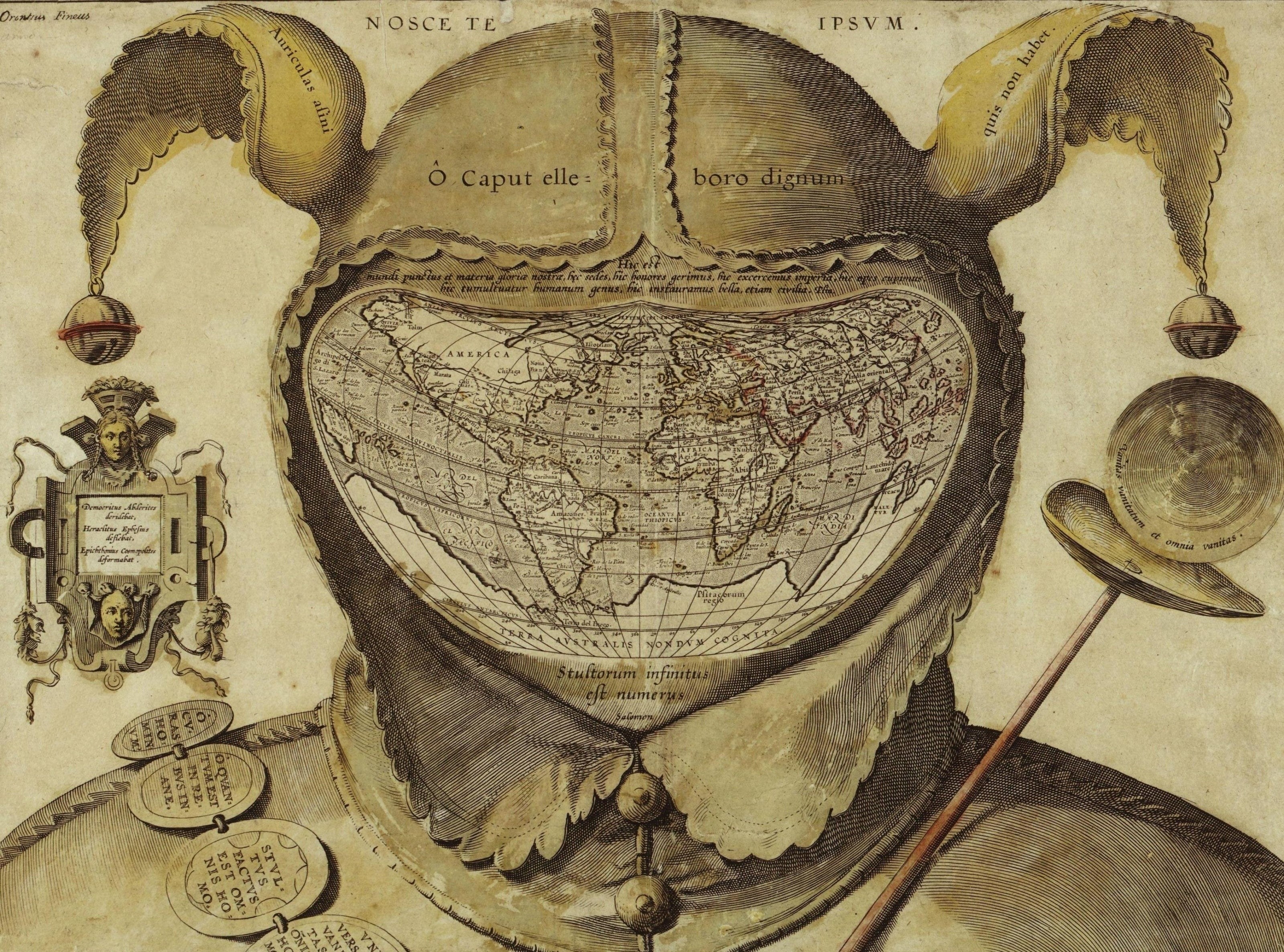 Vintage, map, craft, architecture, cap, history, brown, spirituality, World, art and craft, no people, fool, high angle view, human representation, indoors, HD Wallpaper