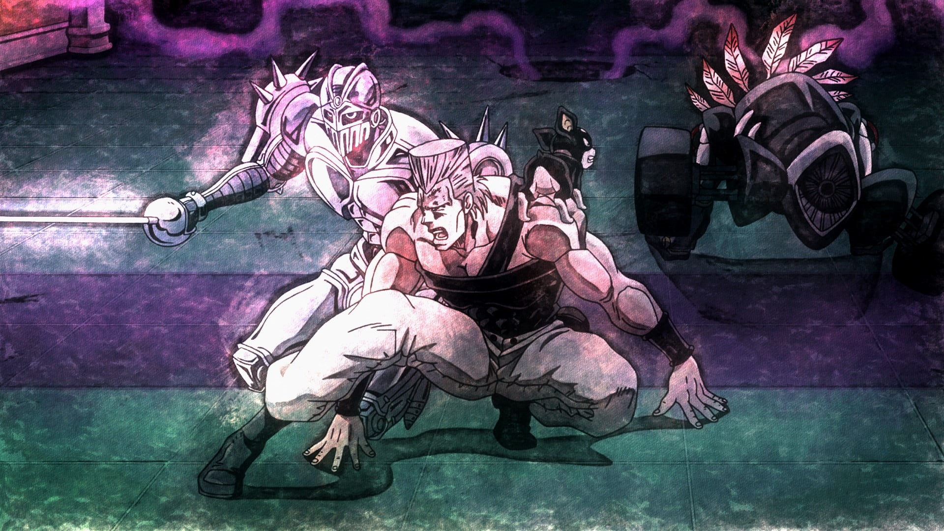Silver Chariot (Jojos Bizarre Adventure), Jojos Bizarre Adventure, 1080P, The Fool (Jojos Bizarre Adventure), Jean Pierre Polnareff, Anime, Iggy (Jojos, HD Wallpaper