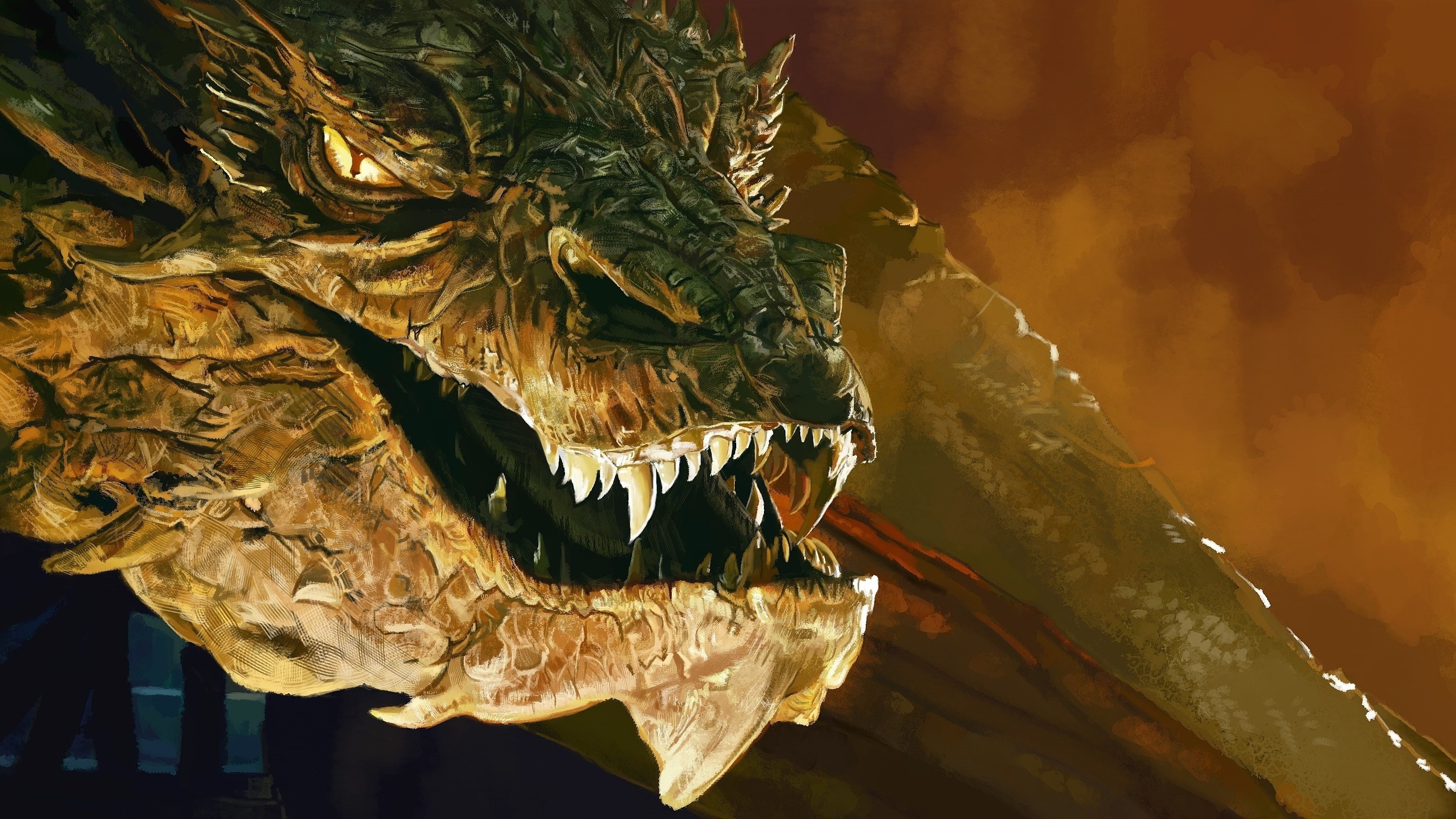 water, one animal, animal wildlife, animals in the wild, focus on foreground, no people, day, dragon, animal themes, textured, close-up, THE HOBBIT: THE DESOLATION OF SMAUG, HD Wallpaper
