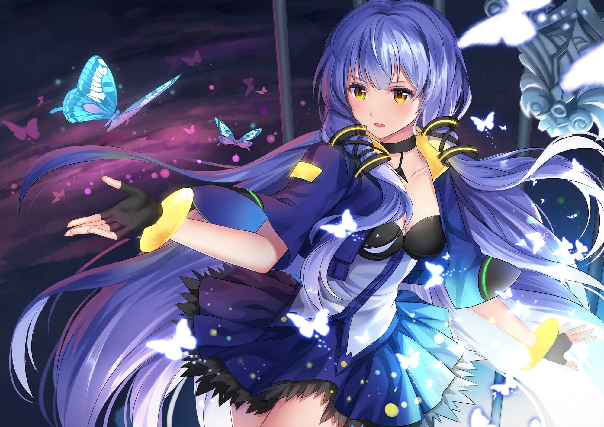 female likeness, representation, 1080P, Stardust (Vocaloid), multi colored, statue, no people, art and craft, close-up, festival, human representation, HD Wallpaper