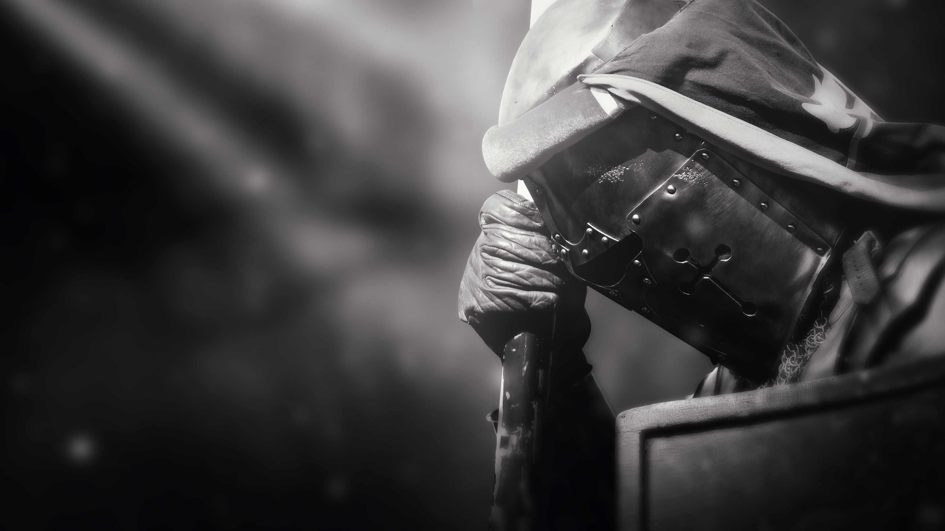 unrecognizable person, day, background, battle, selective focus, holding, real people, adult, focus on foreground, helm, men, protective workwear, clothing, HD Wallpaper