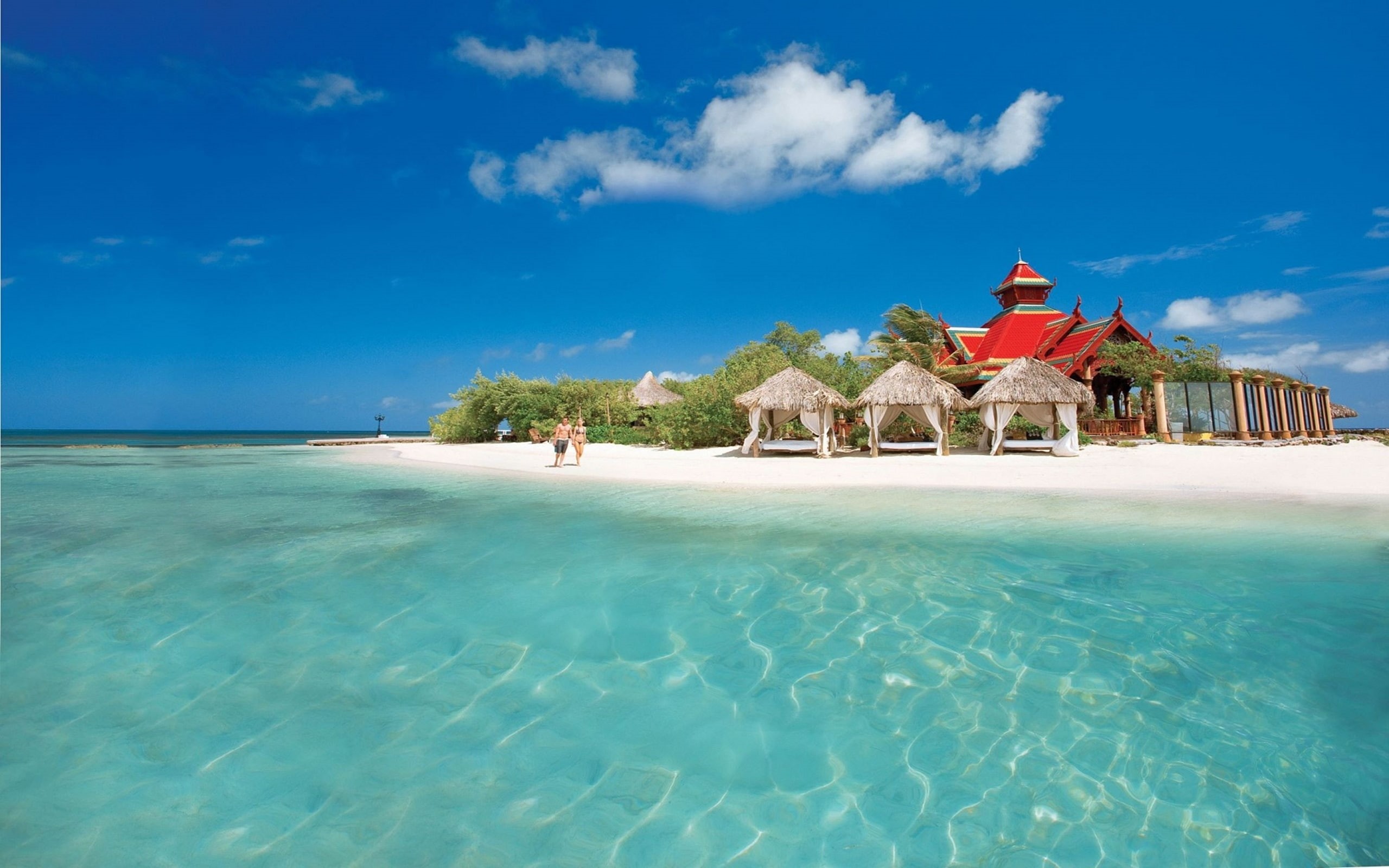 royal, sandals, caribbean, 2K, HD Wallpaper