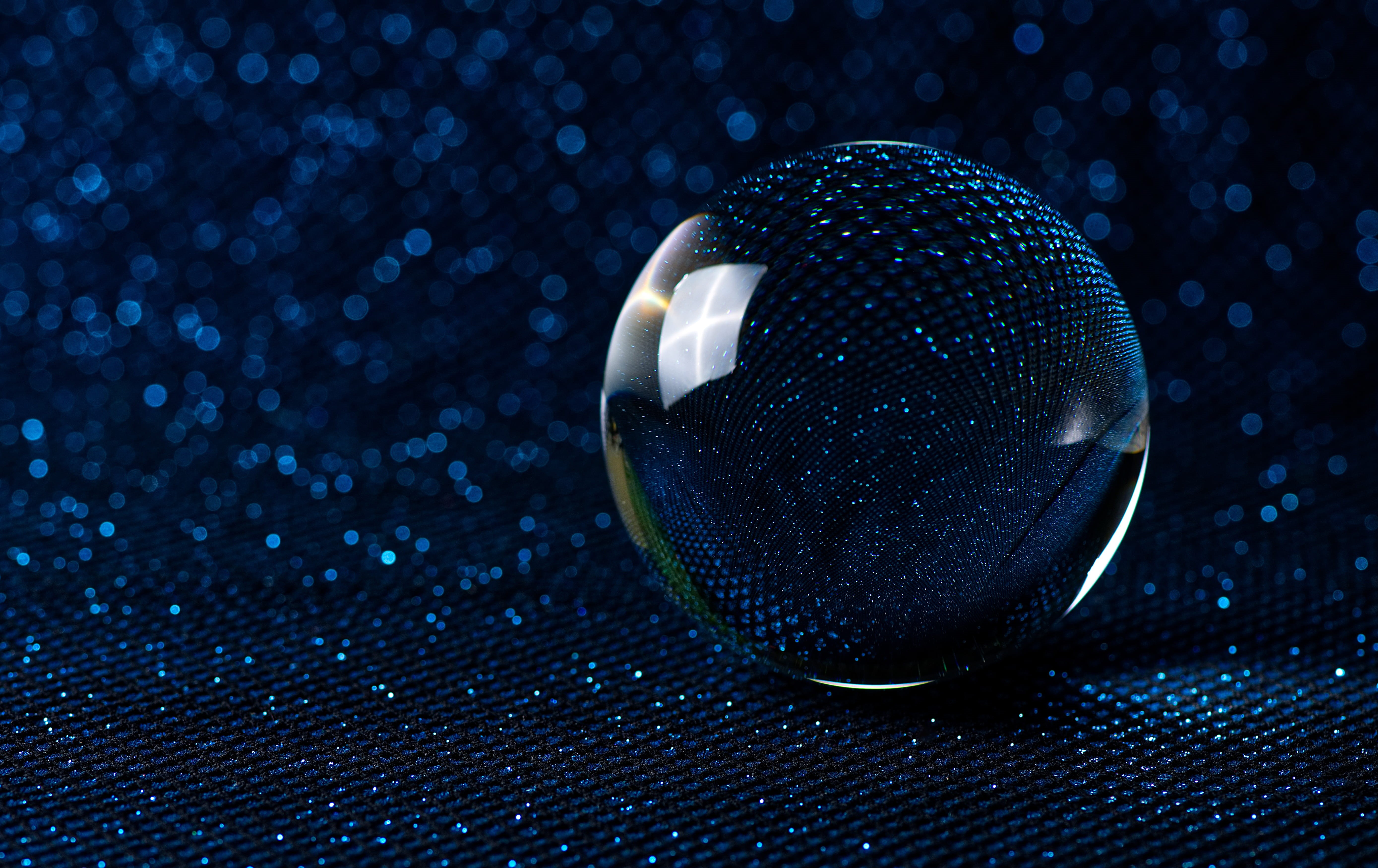 bokeh, cool, food and drink, close-up, sphere, studio shot, magic, water, crystal ball-photography, healthy eating, lights, pattern, focus on foreground, HD Wallpaper