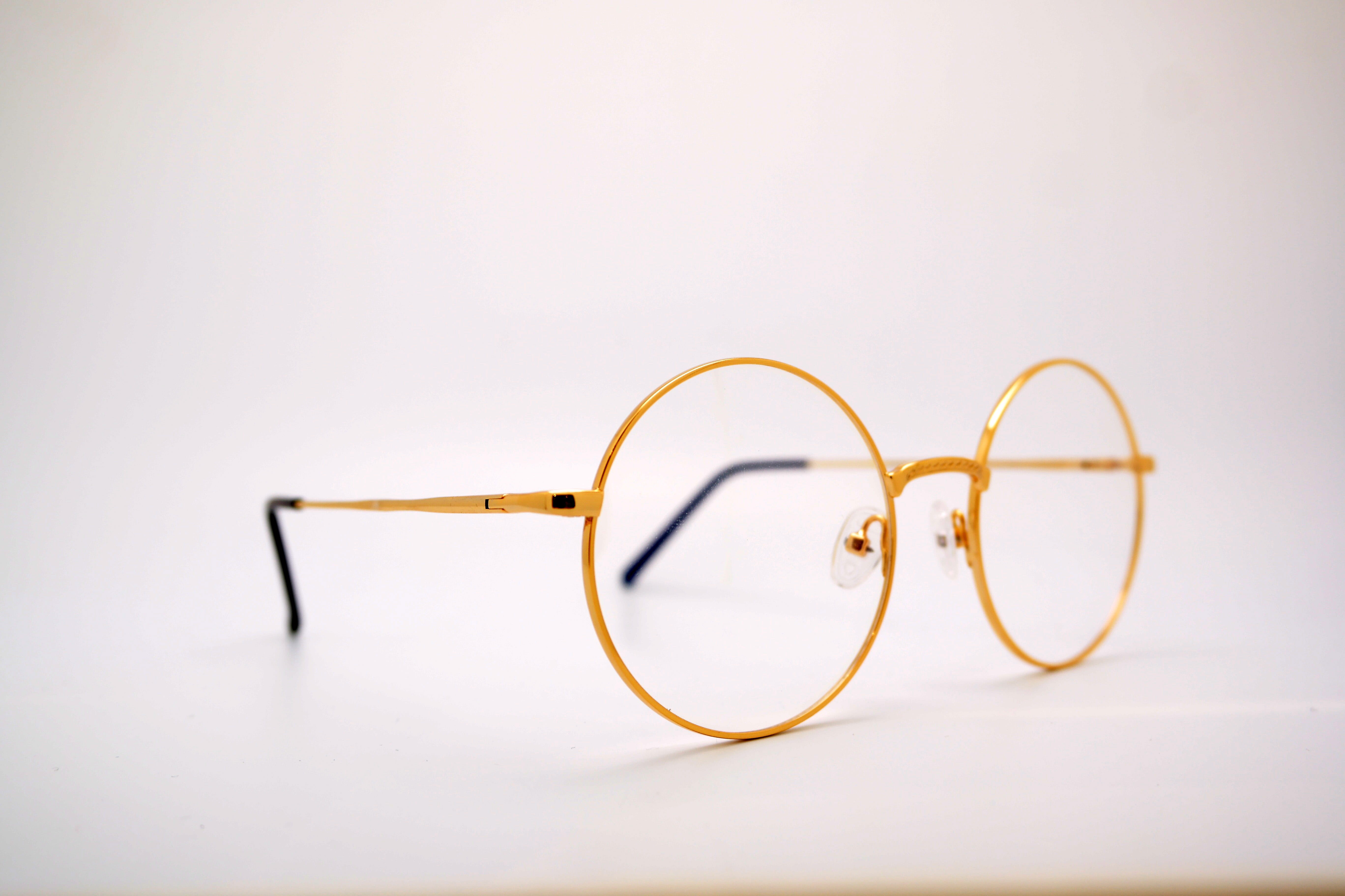 indoors, cut out, no people, glasses, eyewear, rimmed, white background, vision, eyeglasses, close-up, studio shot, personal accessory, optometrist, still life, HD Wallpaper