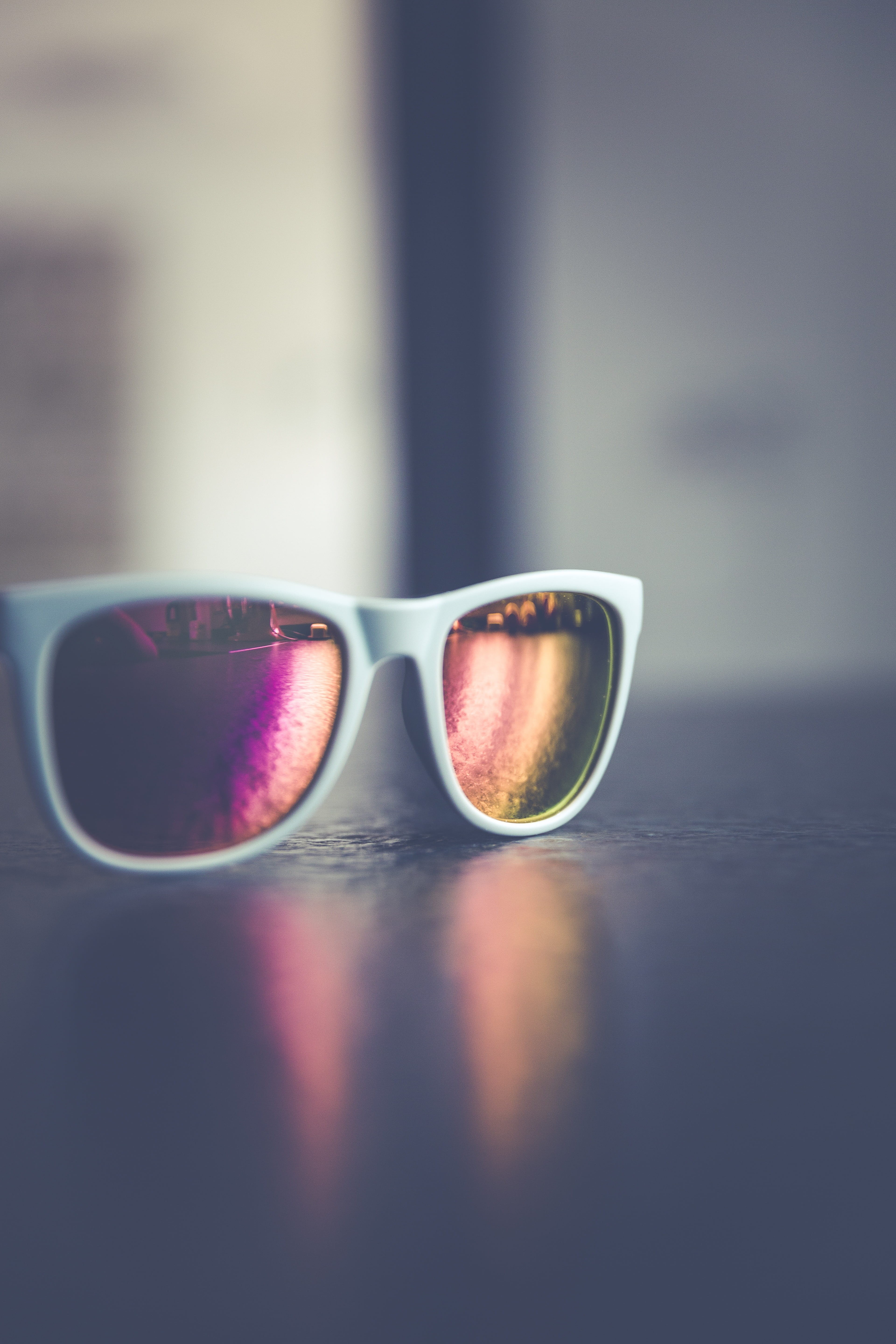 sun, personal accessory, day, style, sport, 5K, design, eye protection, summer, glasses, eyesight, table, single object, mirroring, security, dark, modern, Phone HD Wallpaper