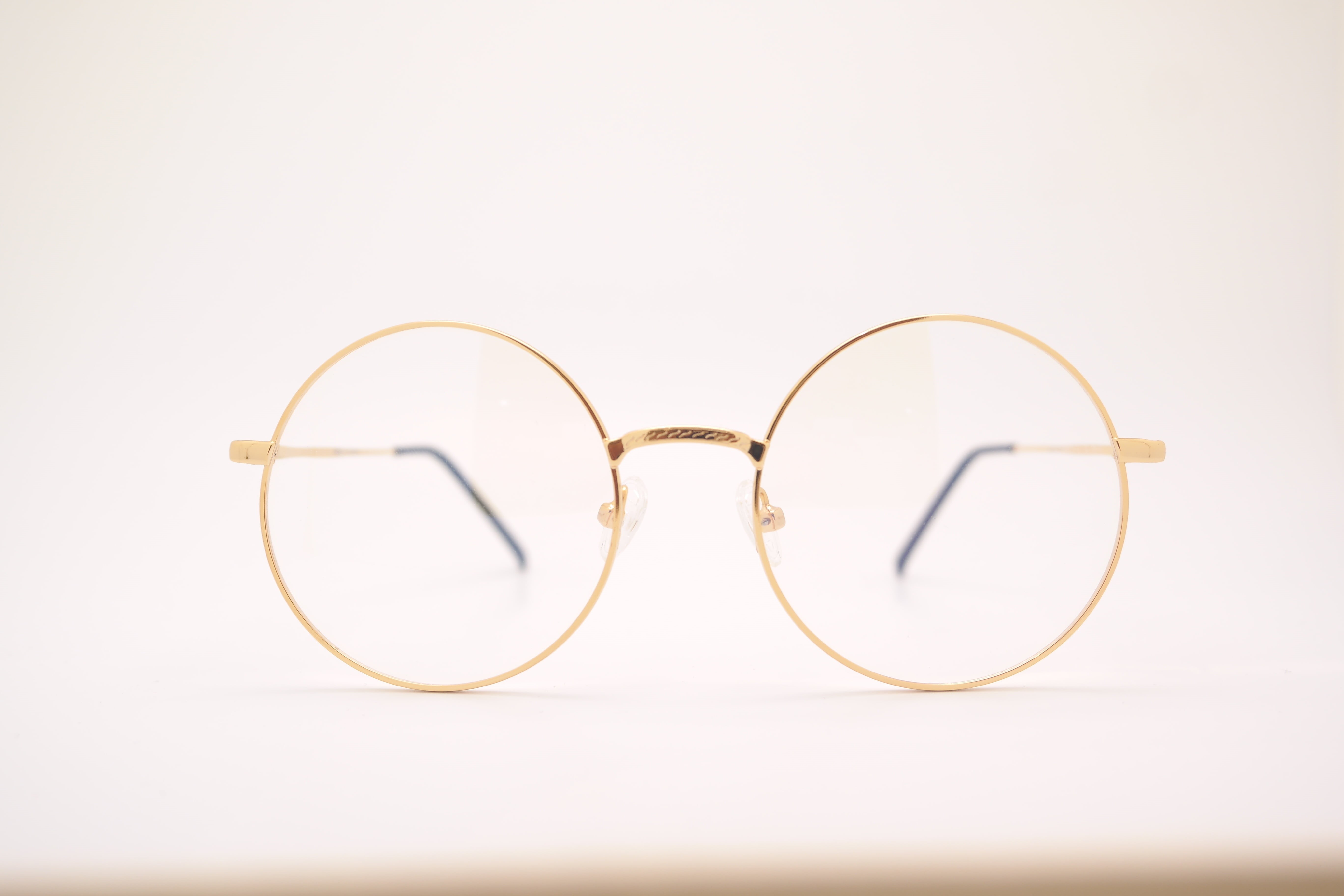 retro styled, no people, copy space, gold, togetherness, eyewear, circle, glasses, glasses glass, indoors, close-up, luxury, personal accessory, cut out, HD Wallpaper