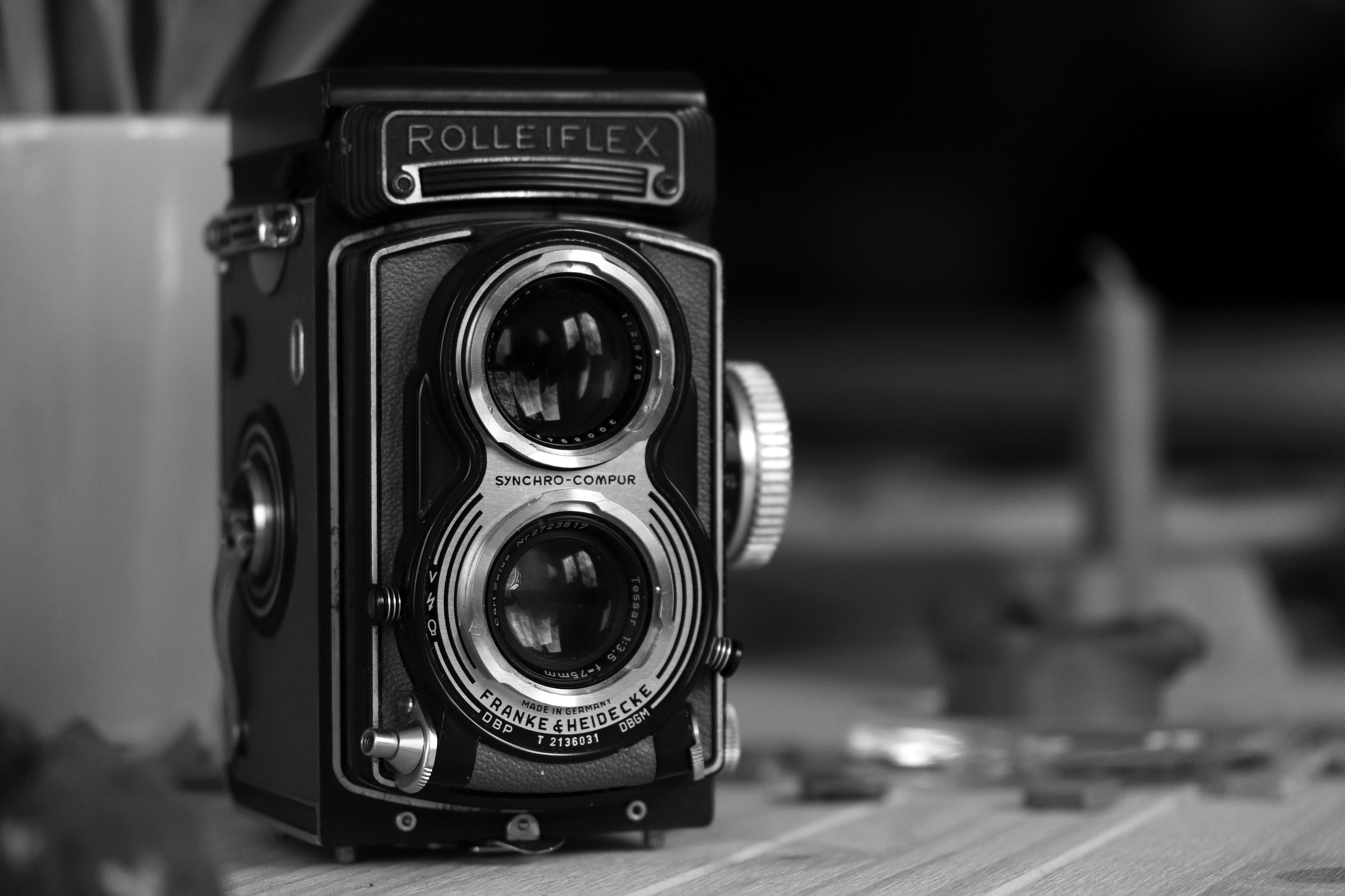 digital, single object, retro styled, 5K, digital camera, photo, still life, photographic equipment, vintage, camera, photography themes, filming, indoors, HD Wallpaper