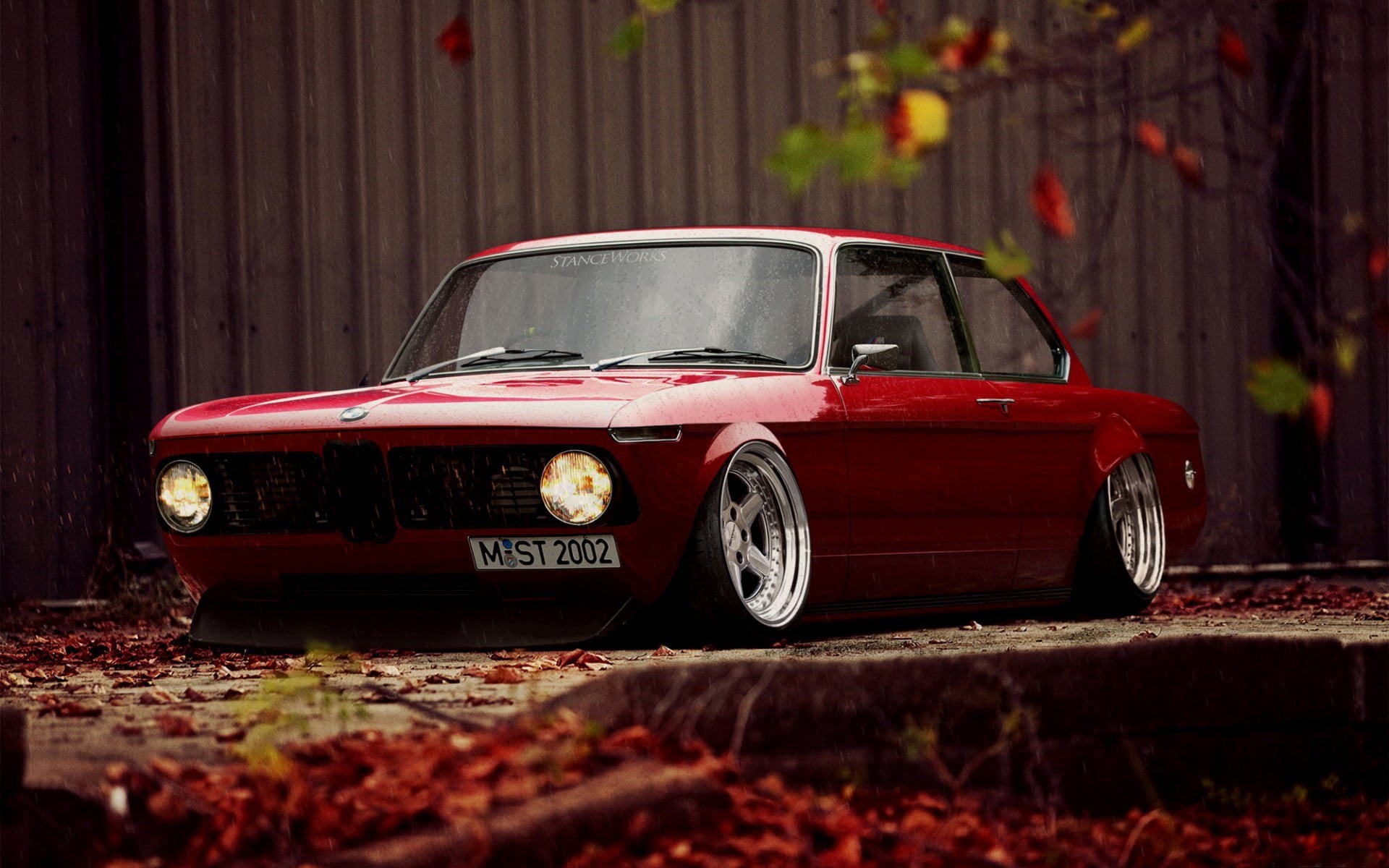 rims, tuning, day, headlight, 1080P, land vehicle, car, vehicle, damaged, transportation, no people, run-down, old, vintage car, obsolete, history, metal, HD Wallpaper